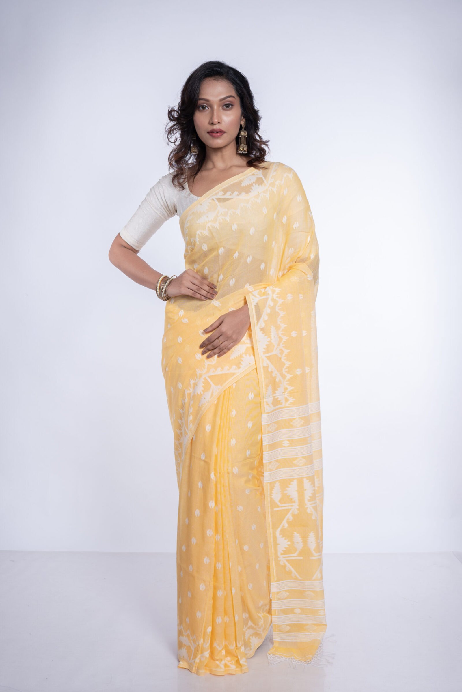 Jamdani 'Timeless Tapestry' Cotton