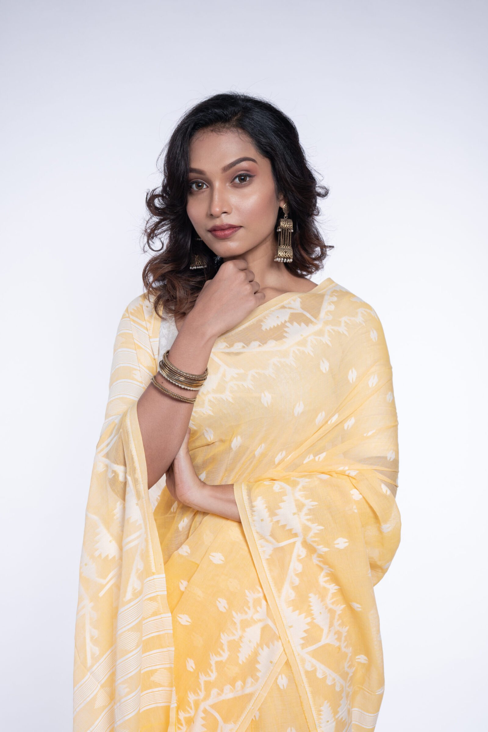 Jamdani 'Timeless Tapestry' Cotton - Image 2