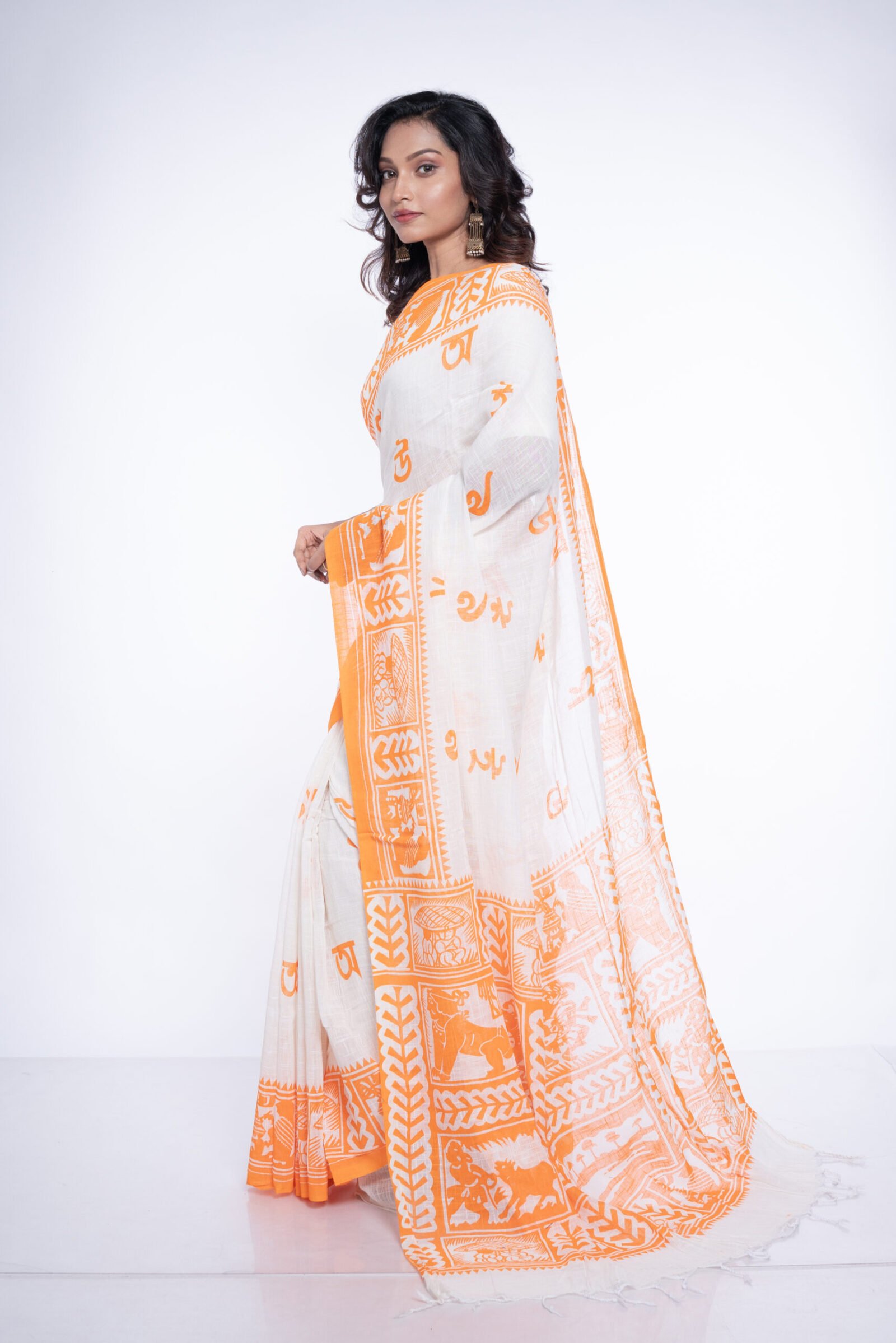 Bengal 'Barnaparichaya Kamala' Cotton - Image 2
