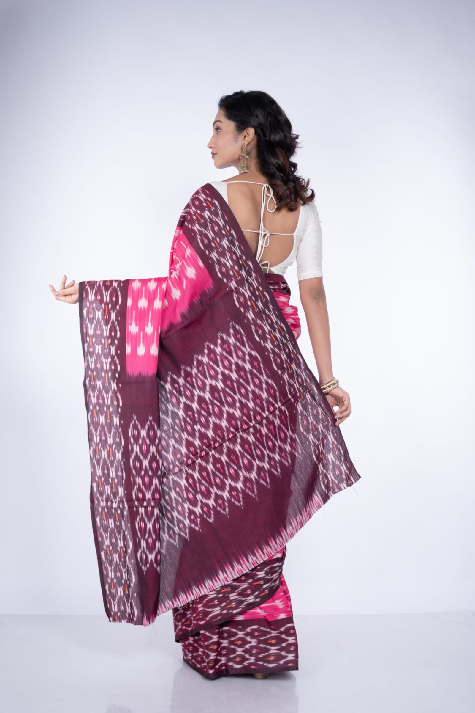 Sambhalpuri 'Golapi Sundari' Cotton - Image 4