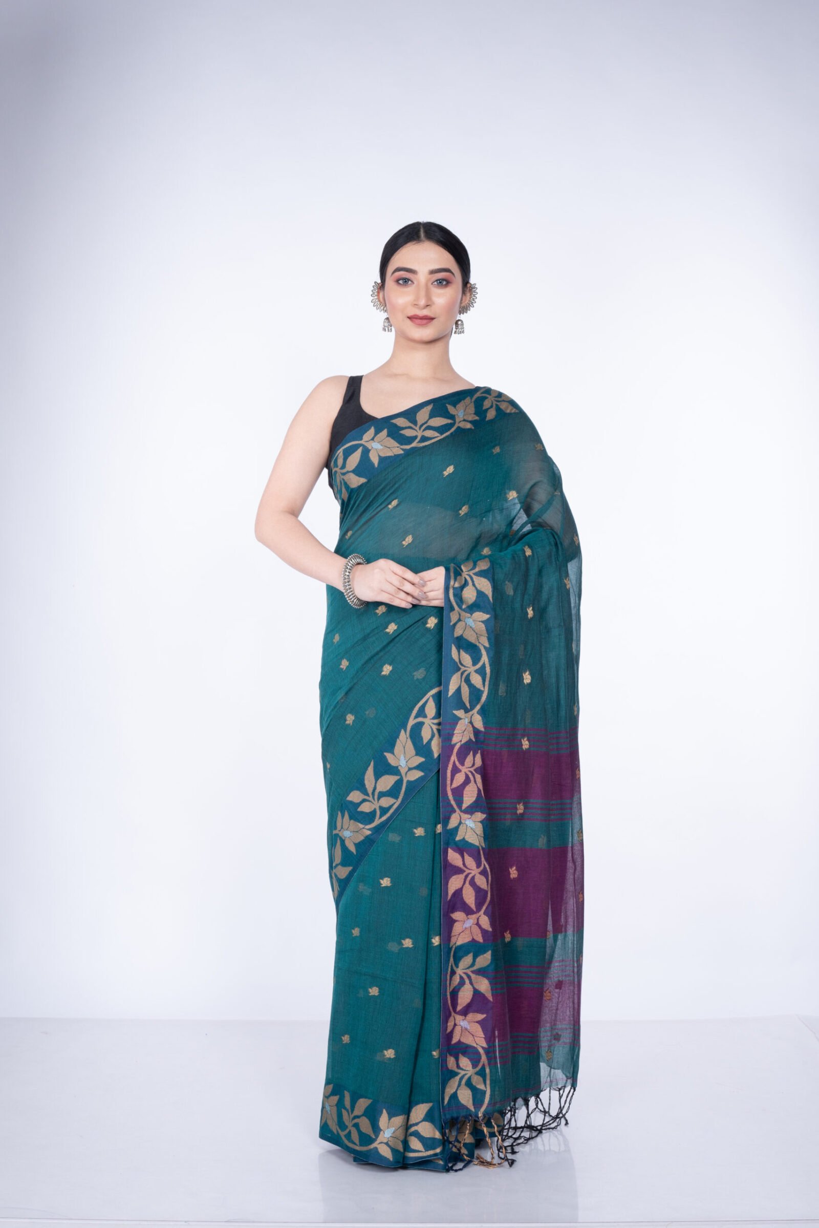 Jamdani 'Inspired Harmony' Cotton