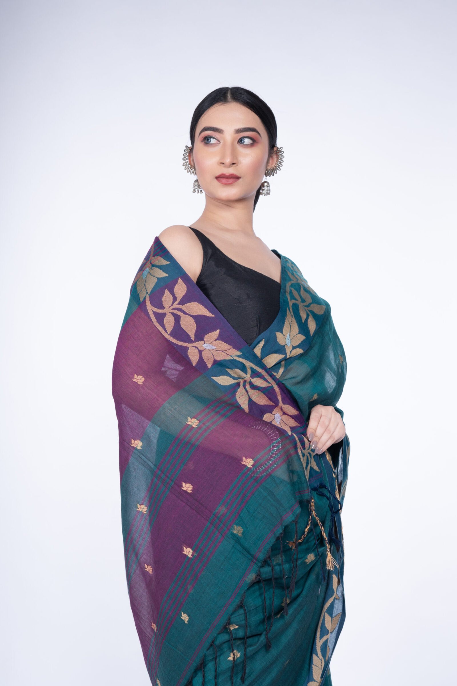 Jamdani 'Inspired Harmony' Cotton - Image 2