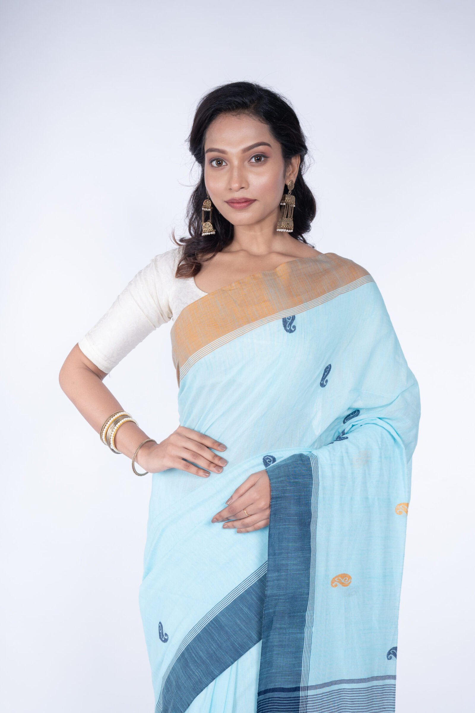 Jamdani 'Creative Fusion' Cotton - Image 2