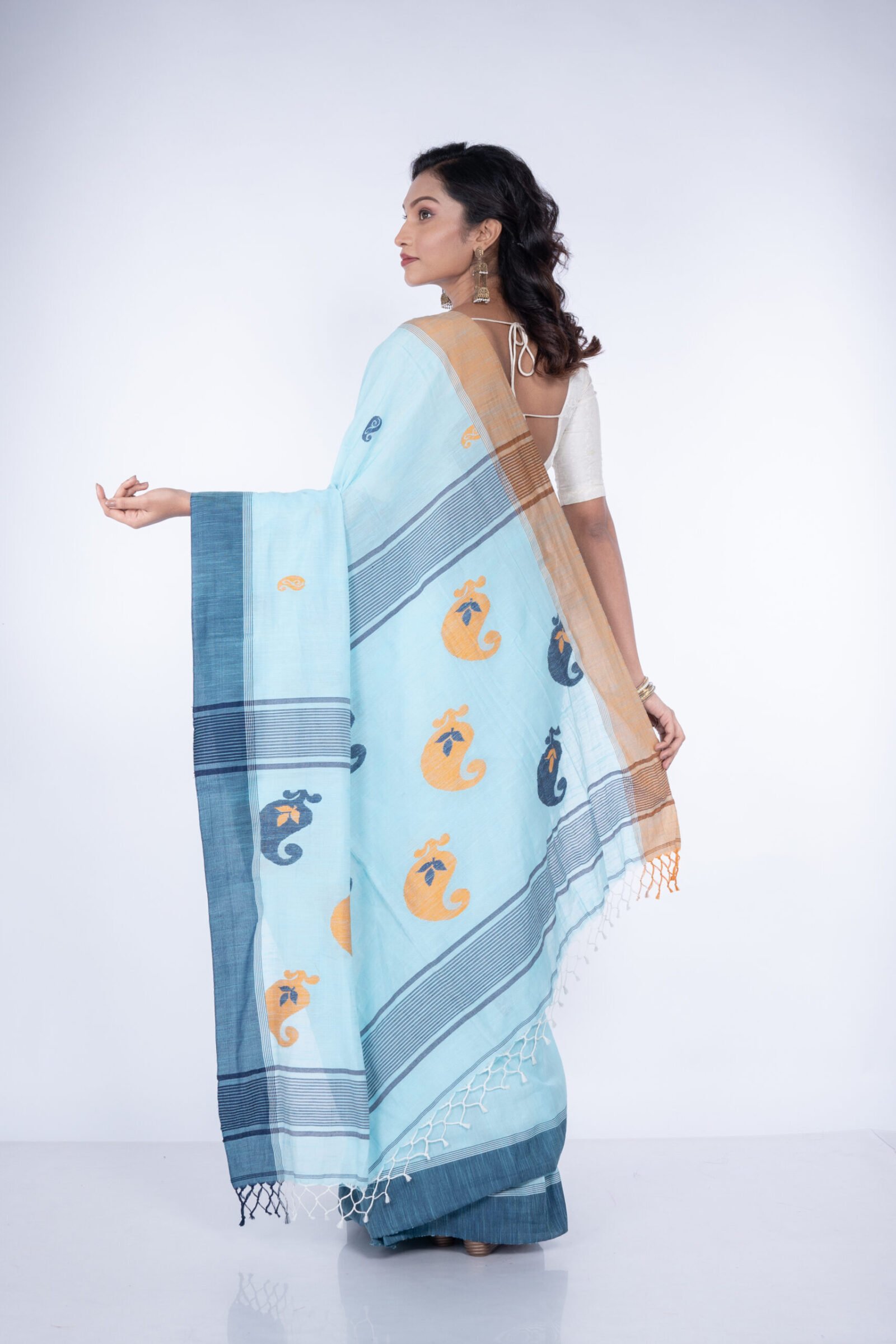 Jamdani 'Creative Fusion' Cotton - Image 4