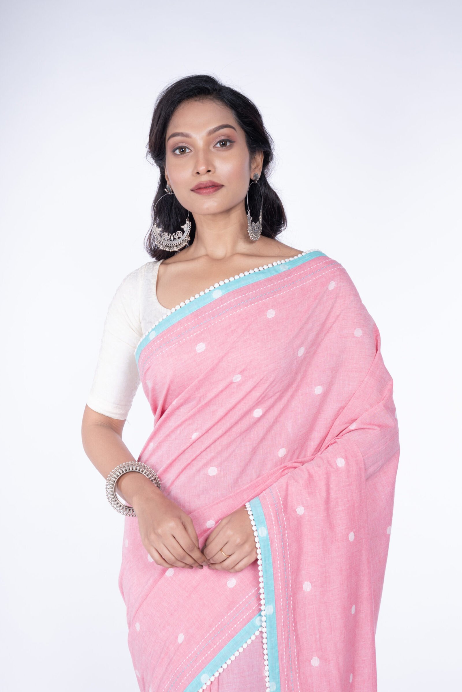 Applique 'Fuschia Glow' Cotton - Image 3