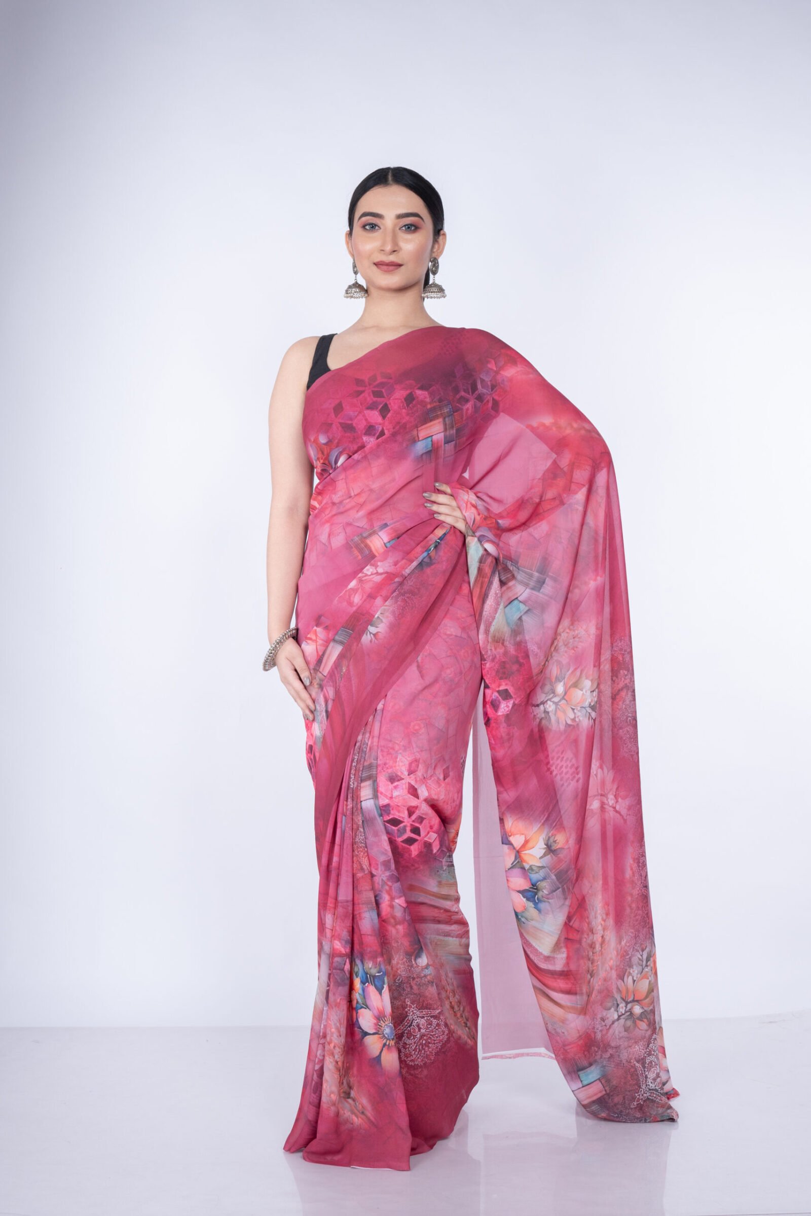 "Ruby Radiance" Chiffon - Image 4