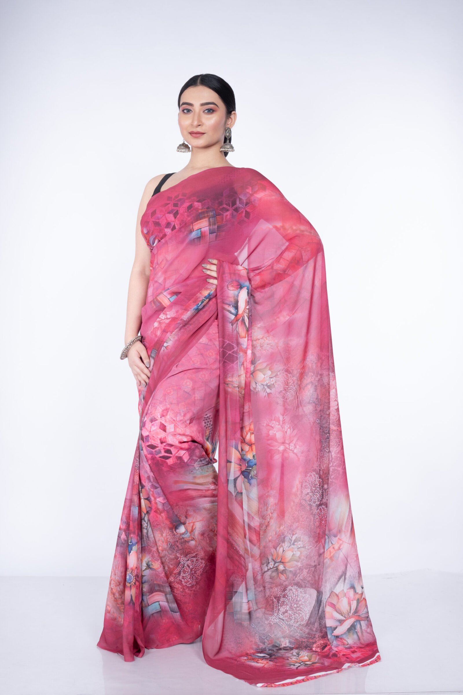 "Ruby Radiance" Chiffon - Image 3