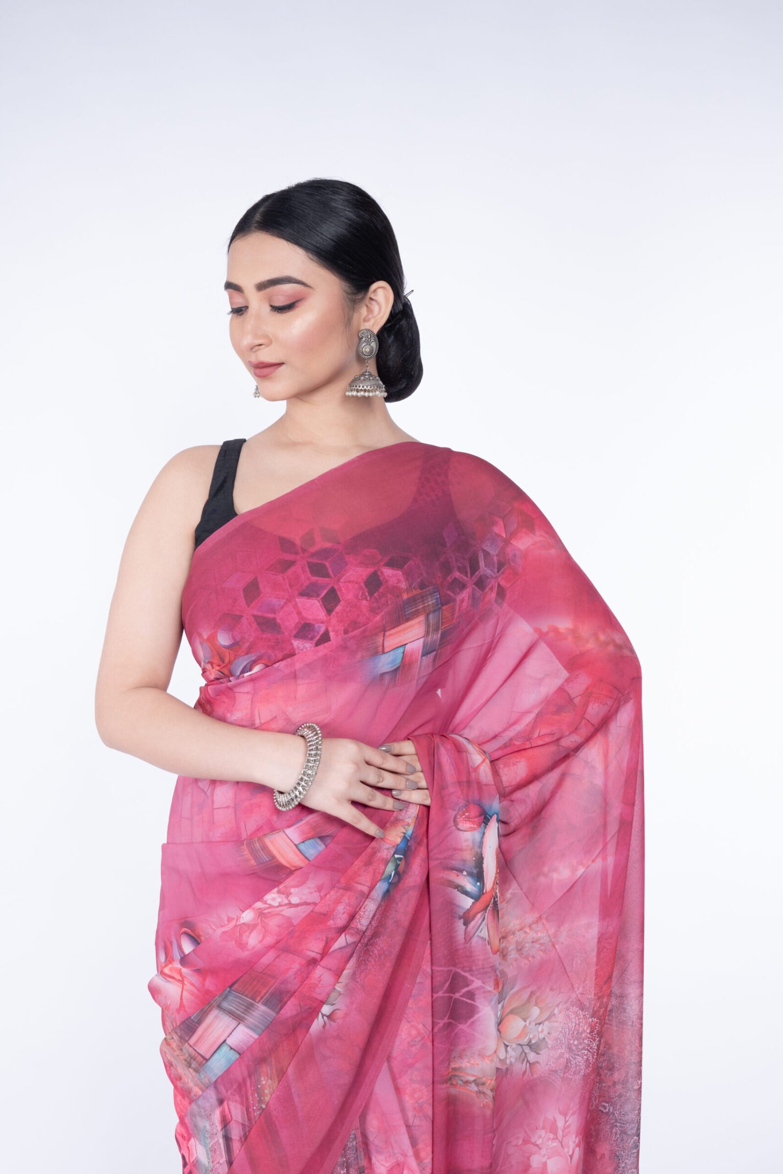 "Ruby Radiance" Chiffon - Image 2
