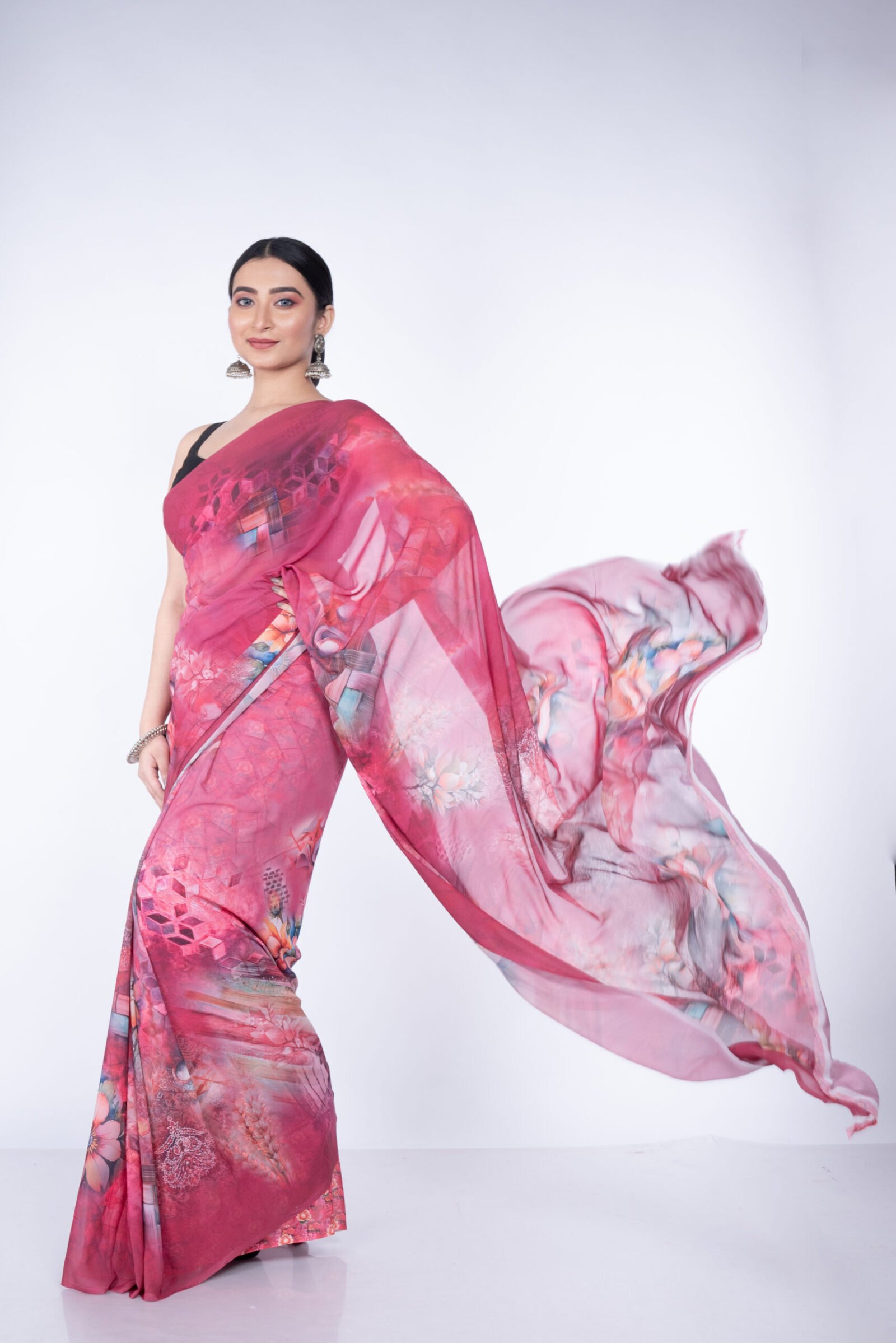 "Ruby Radiance" Chiffon