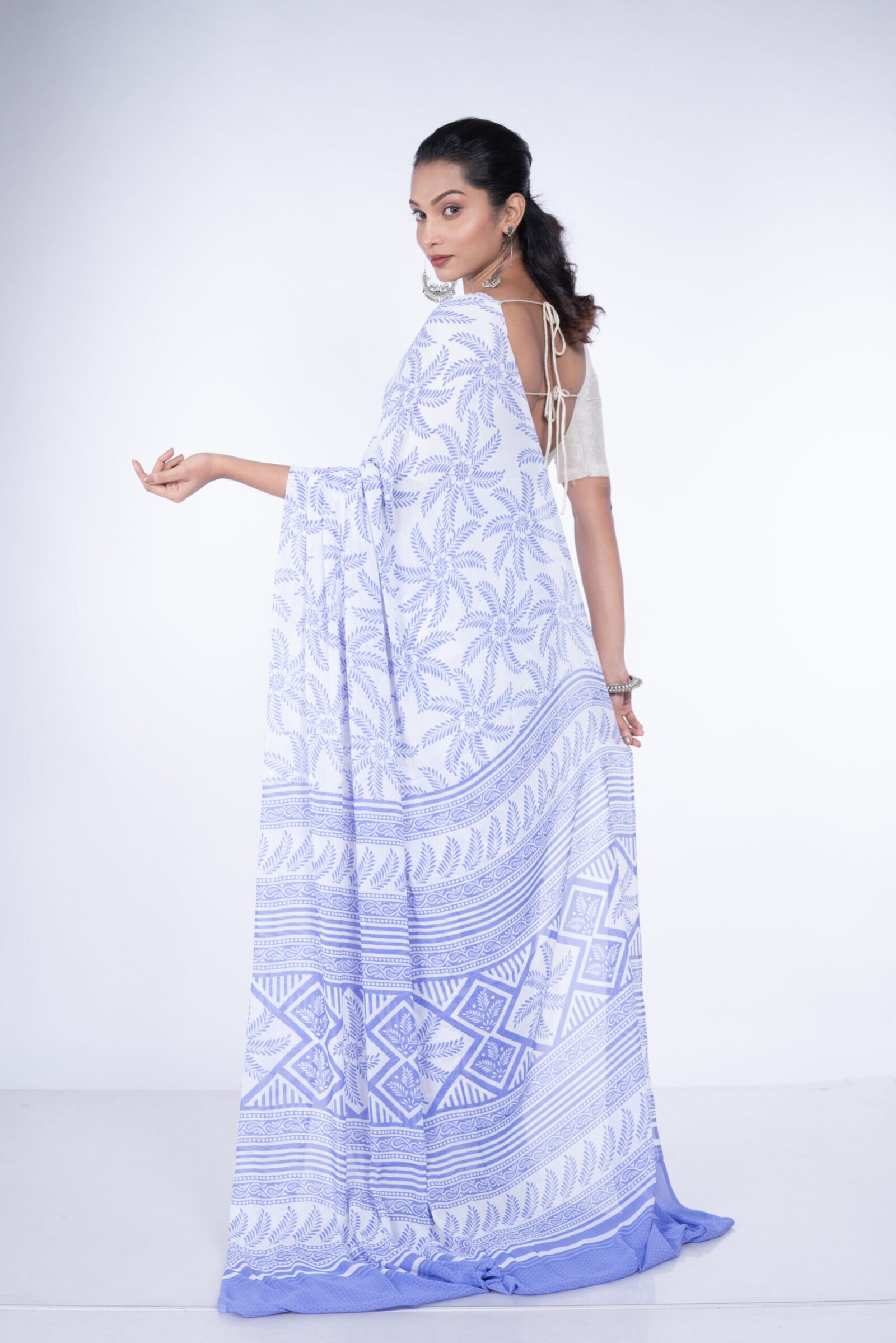 'Noble Navy' Chiffon - Image 3