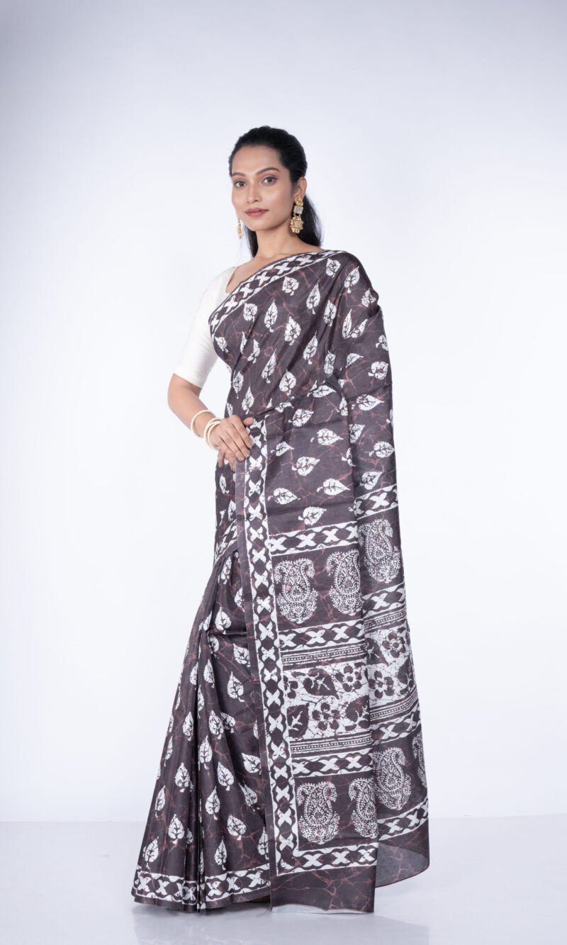 'Forest Whisper' Manipuri Silk
