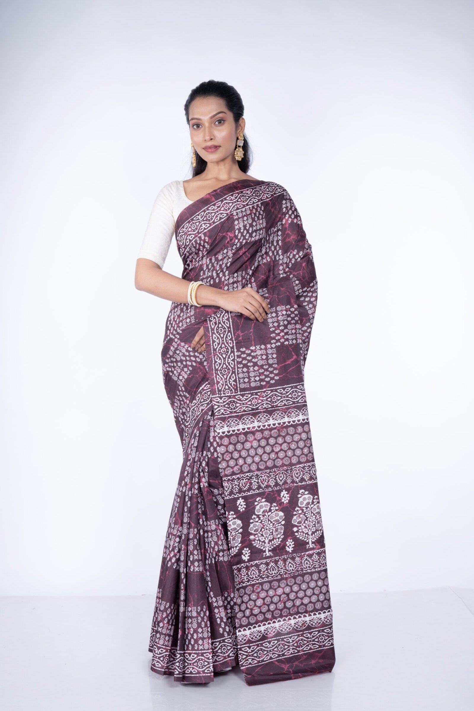 'Copper Stone' Manipuri Silk - Image 4