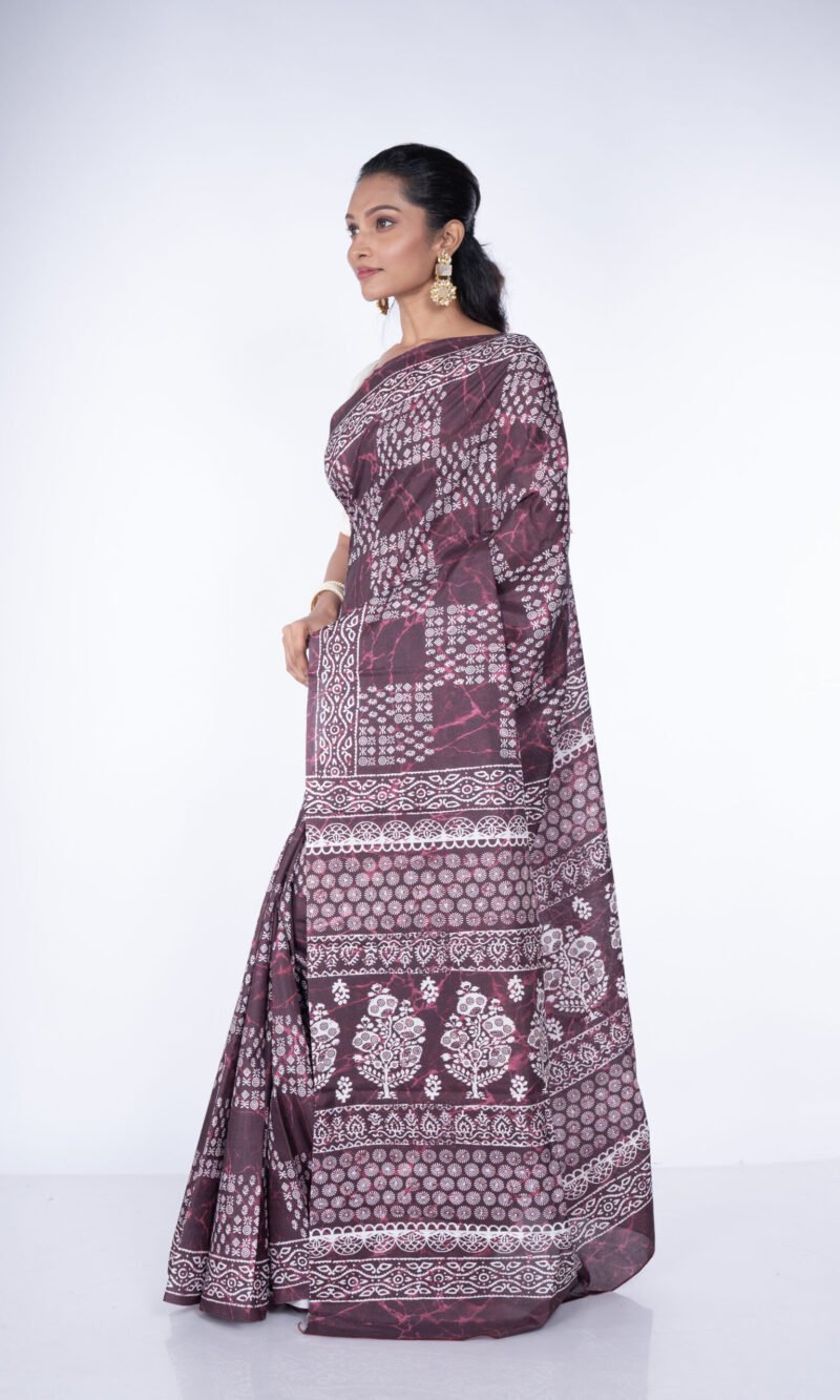 'Copper Stone' Manipuri Silk