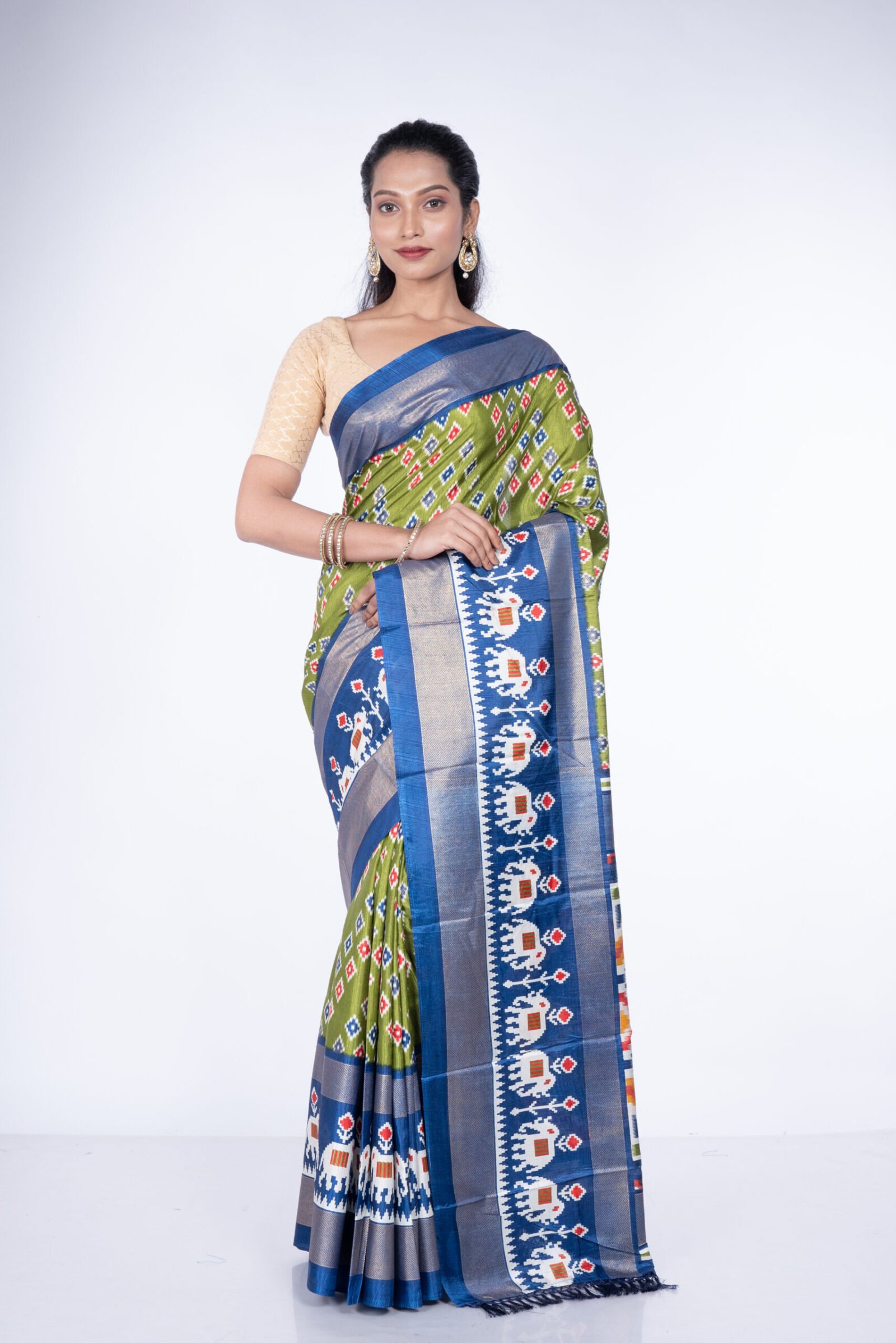 "Regal Radiance" Cotton Silk