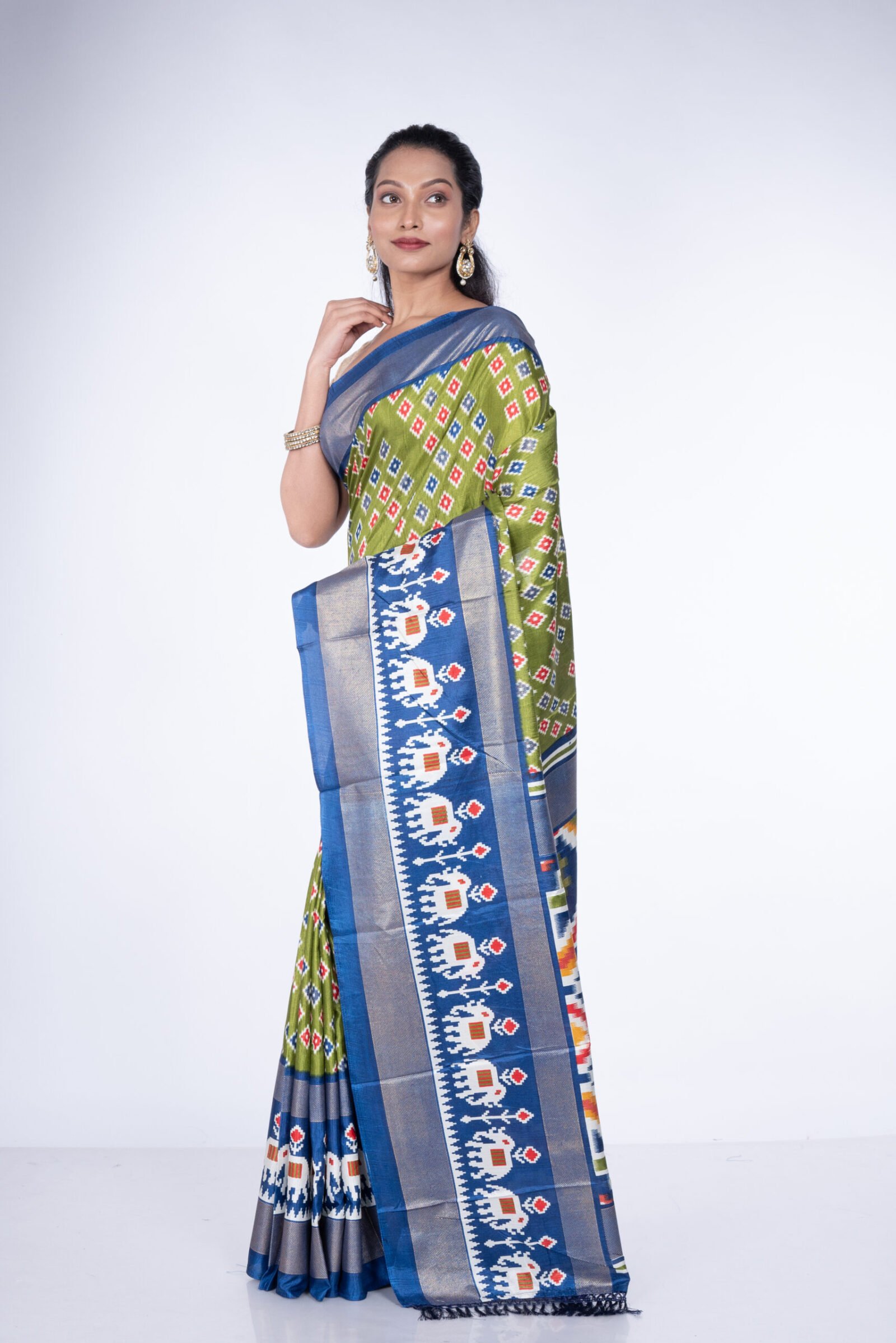 "Regal Radiance" Cotton Silk - Image 3