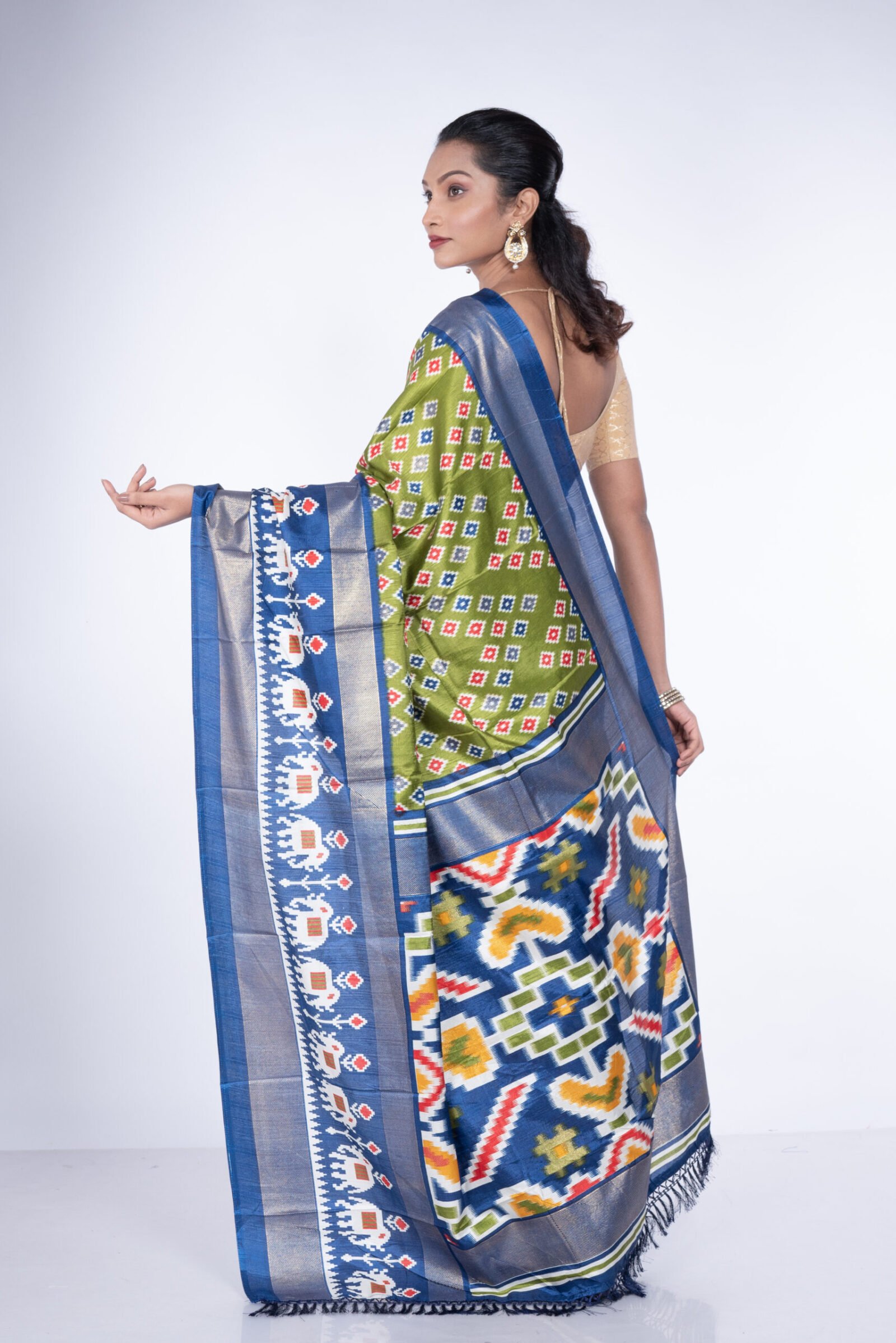 "Regal Radiance" Cotton Silk - Image 4