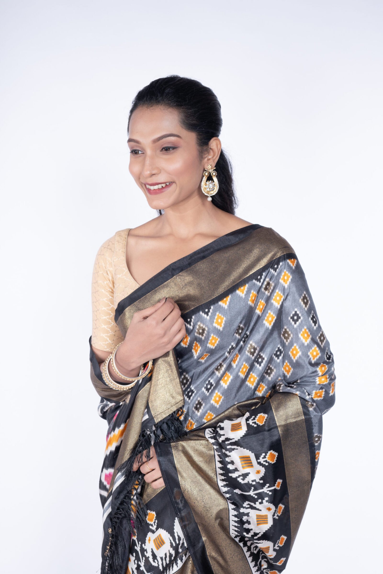 "Mystic Charcoal" Cotton Silk - Image 2
