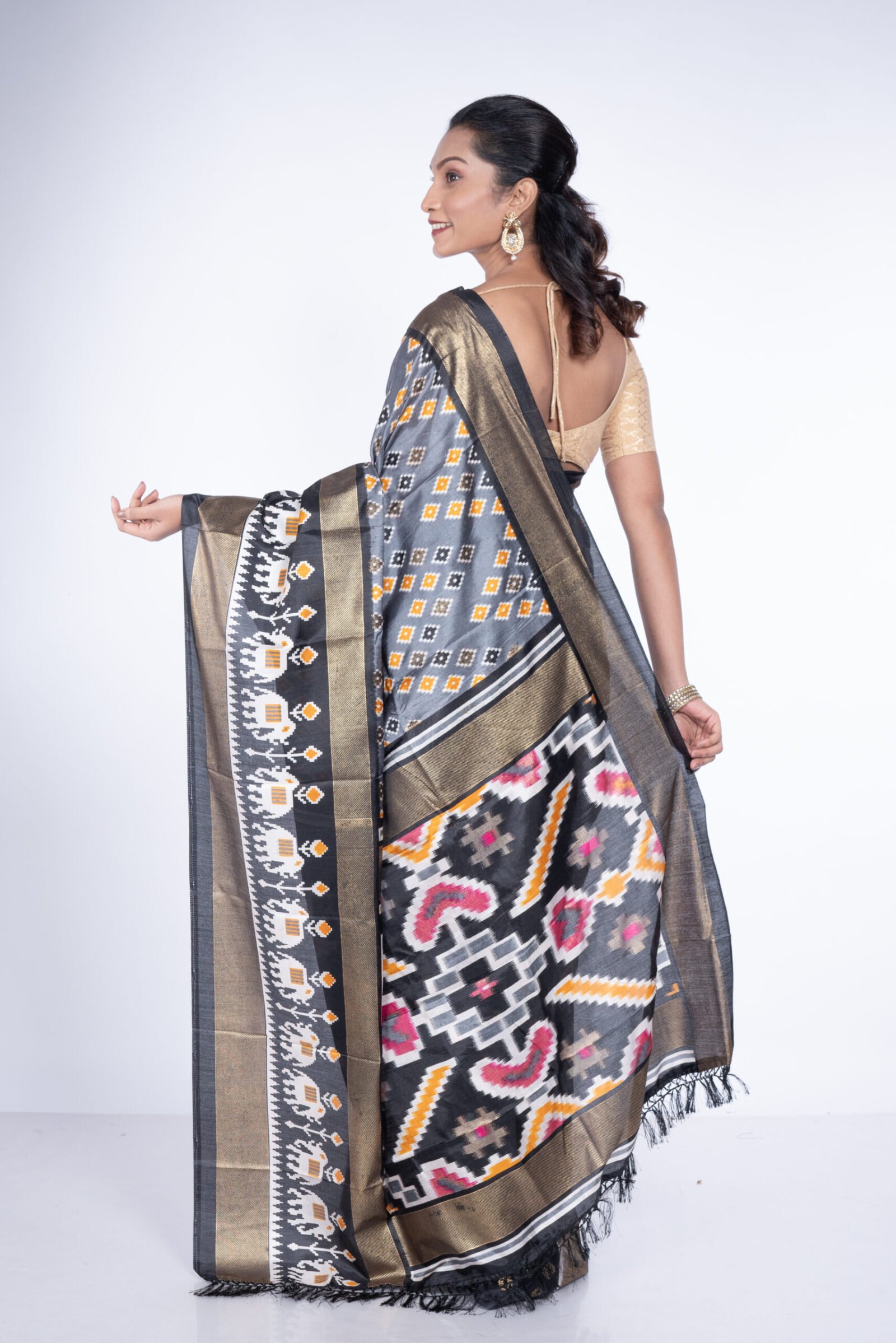 "Mystic Charcoal" Cotton Silk - Image 3