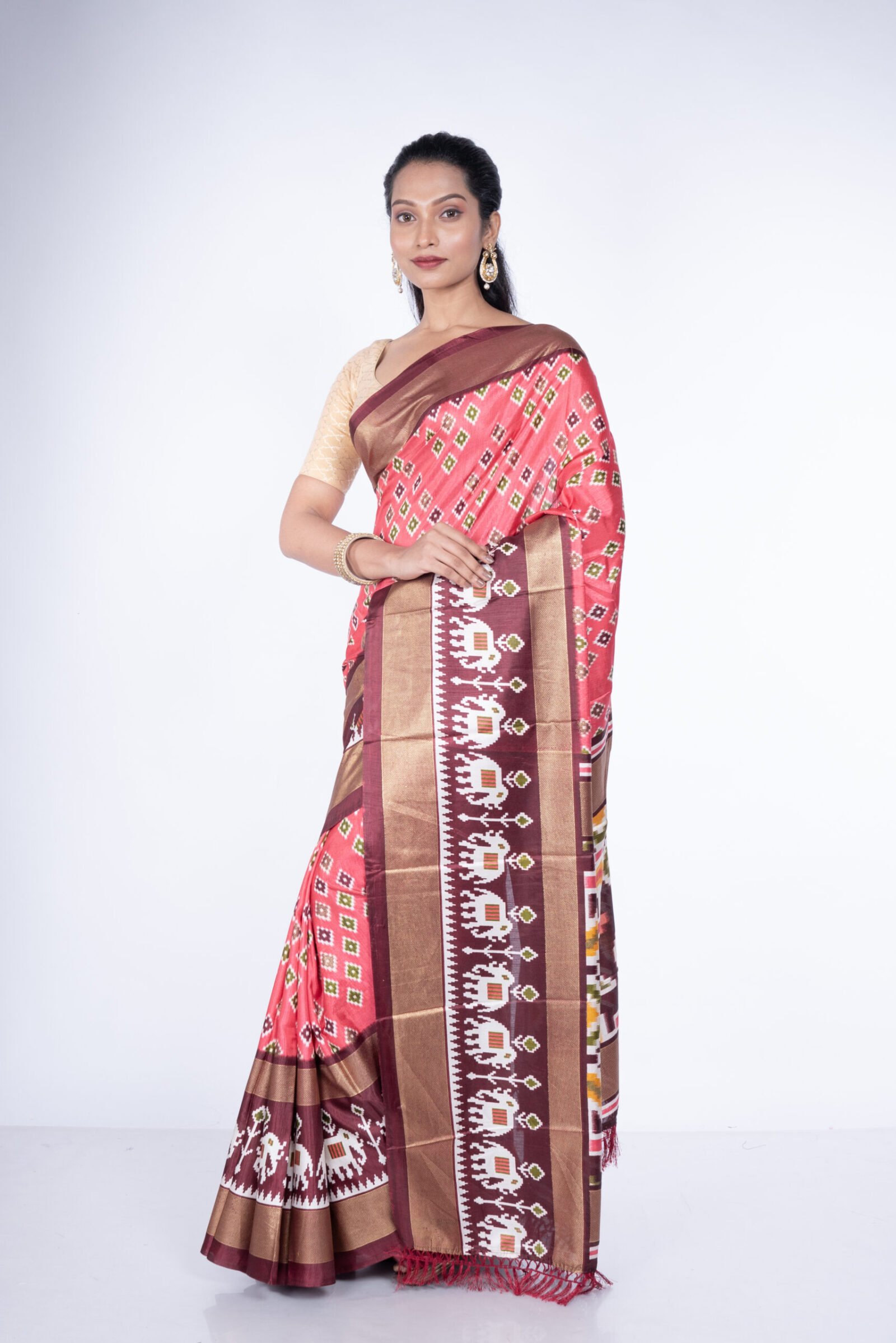 "Whispered Elegance" Cotton Silk