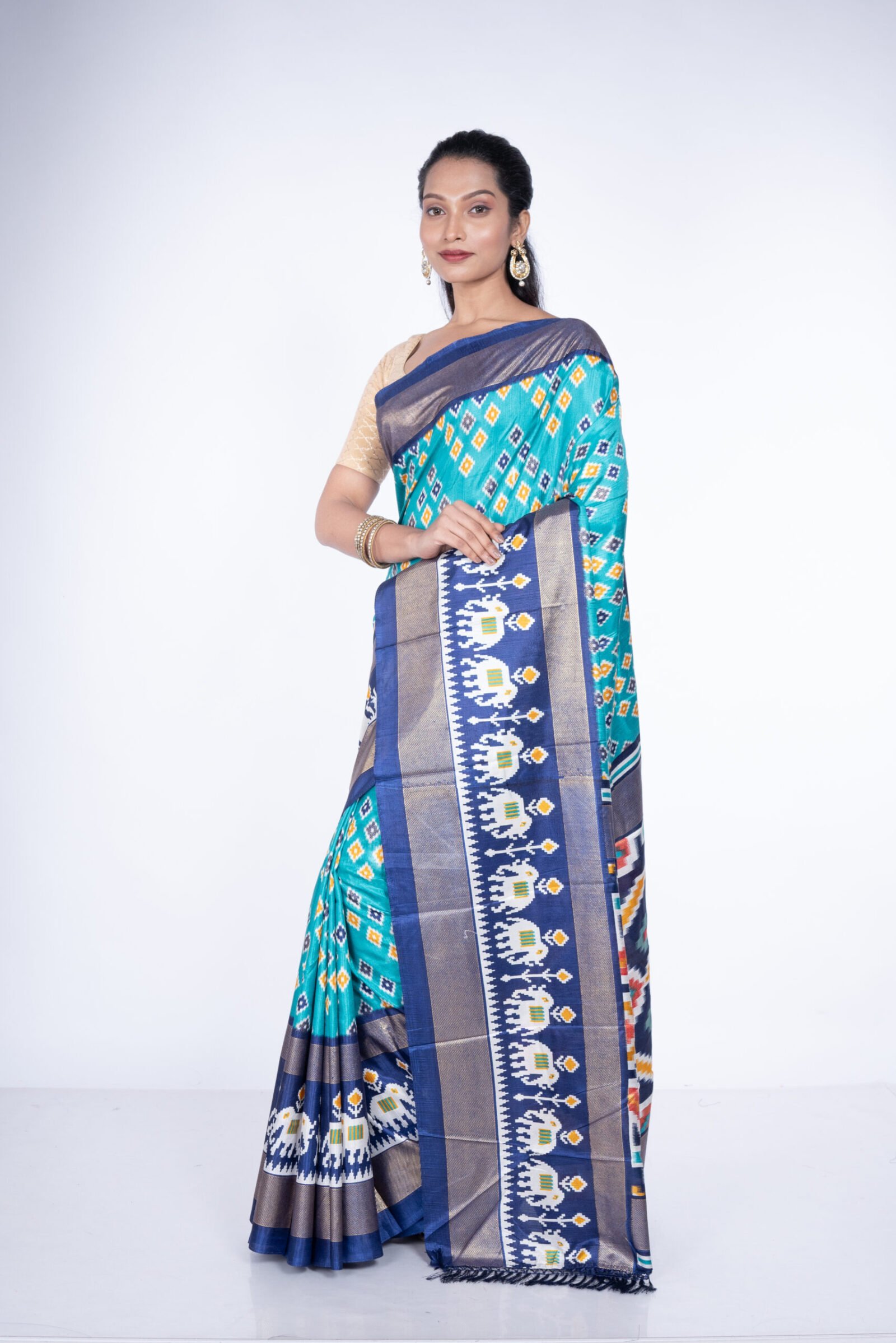 "Heritage Harmony" Cotton Silk - Image 4