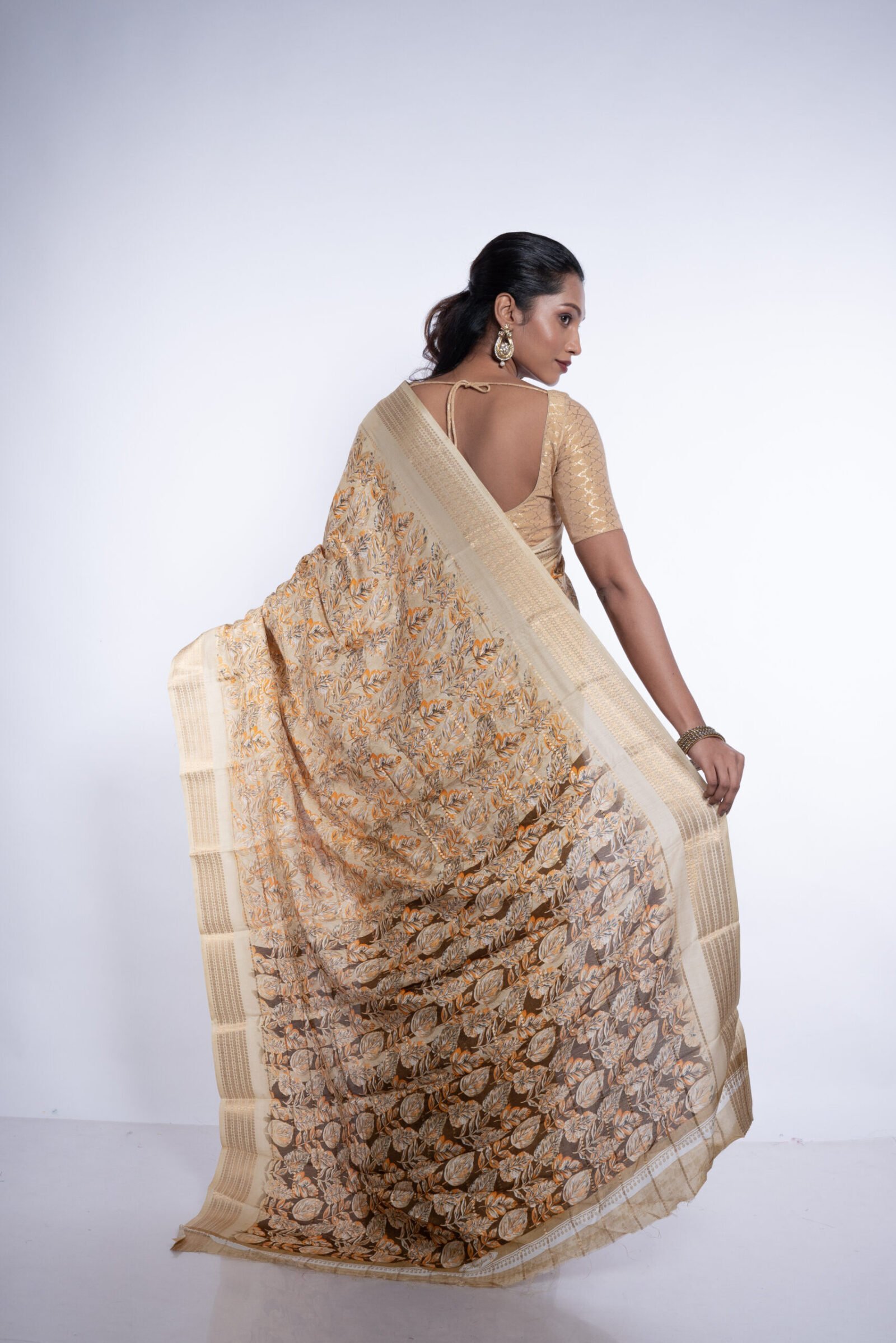 'Golden Leaves'  Silk - Image 3