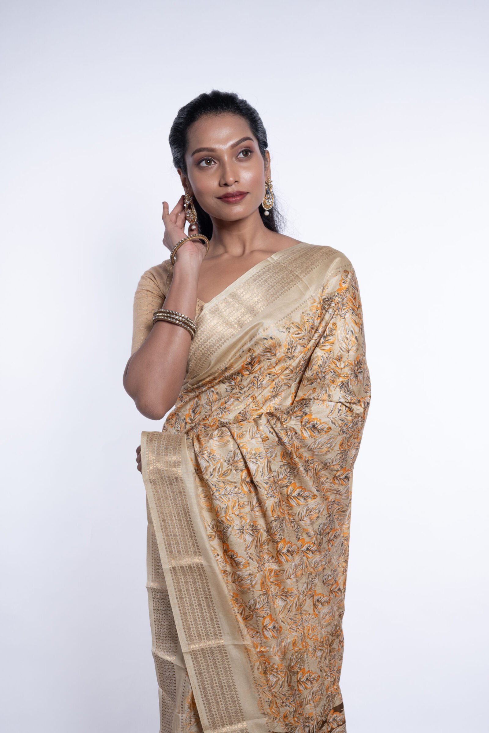 'Golden Leaves'  Silk - Image 2
