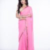 Leheriya 'Passionate Pink' Crepe