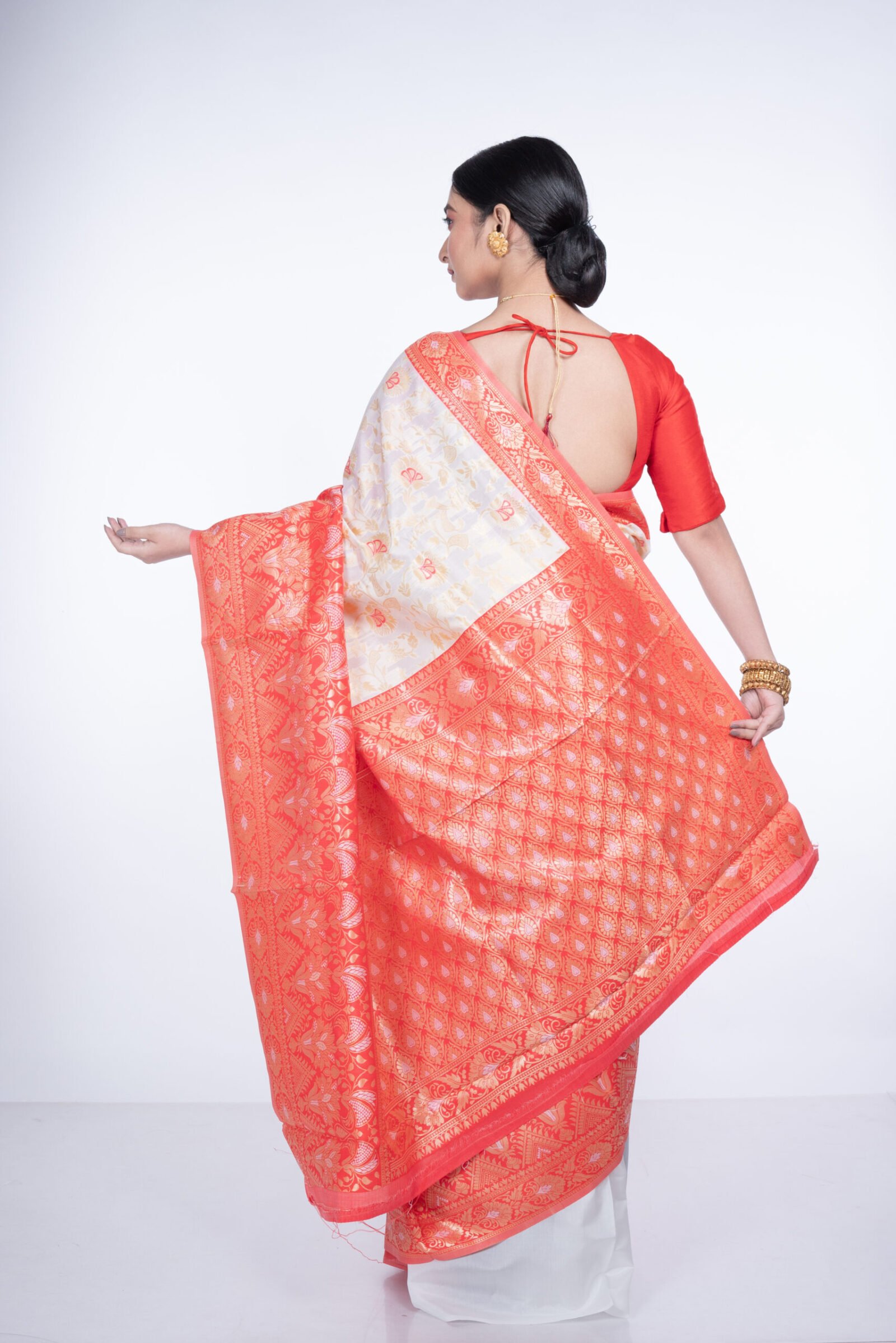 Bengal 'Puja Pristine' Cotton Silk - Image 4