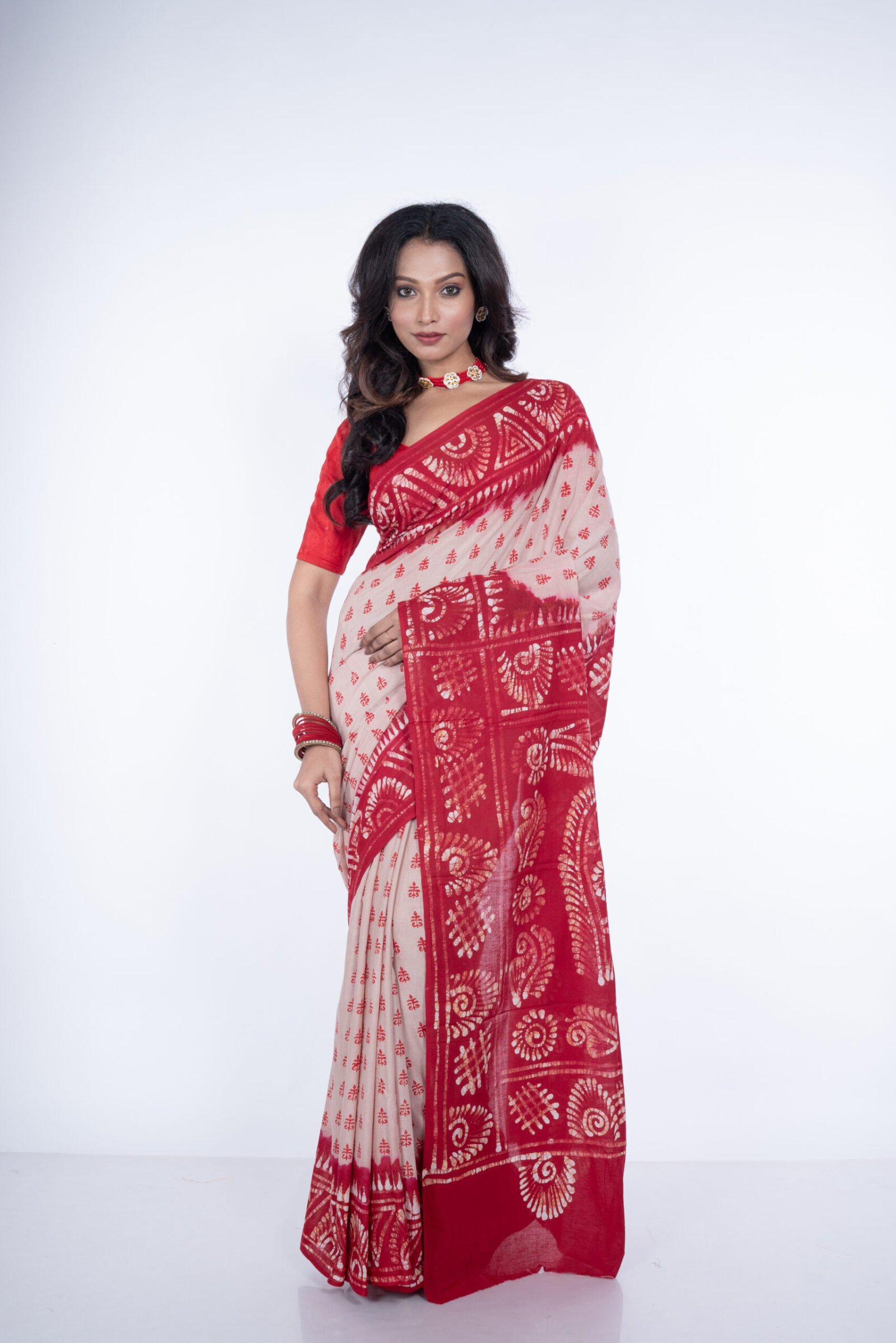 Batik 'Gulab Rani' Cotton
