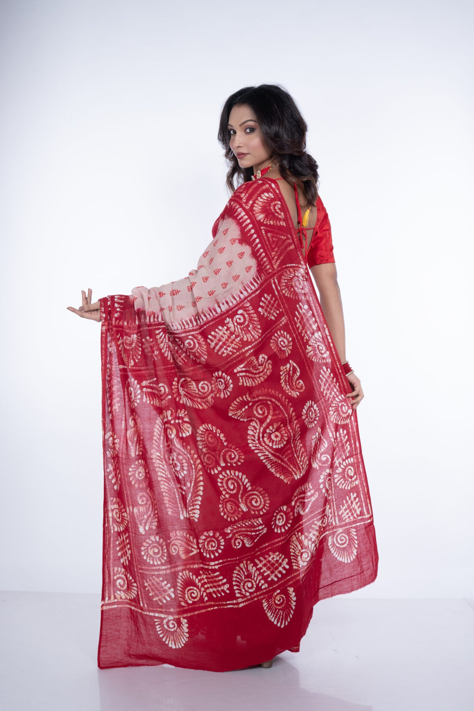 Batik 'Gulab Rani' Cotton - Image 4