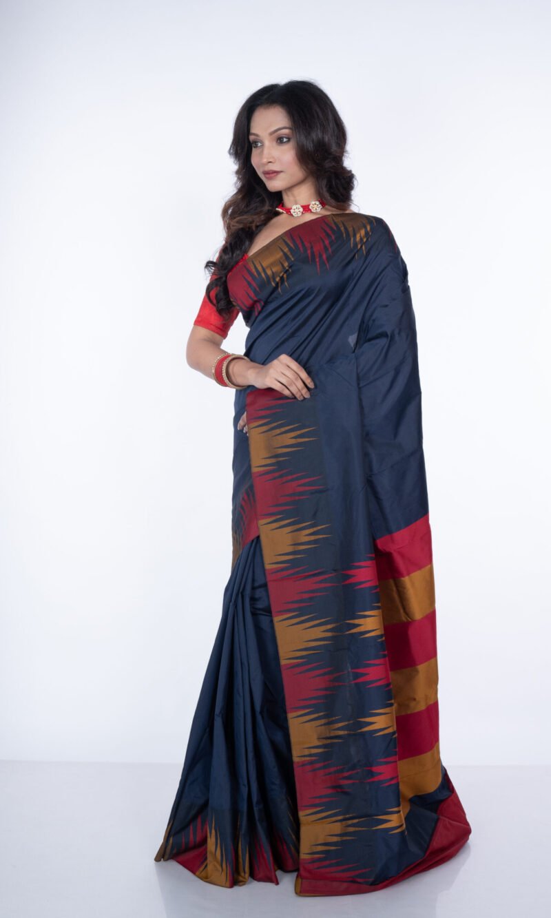 Kanjeevaram 'Divine Darkness'  Silk