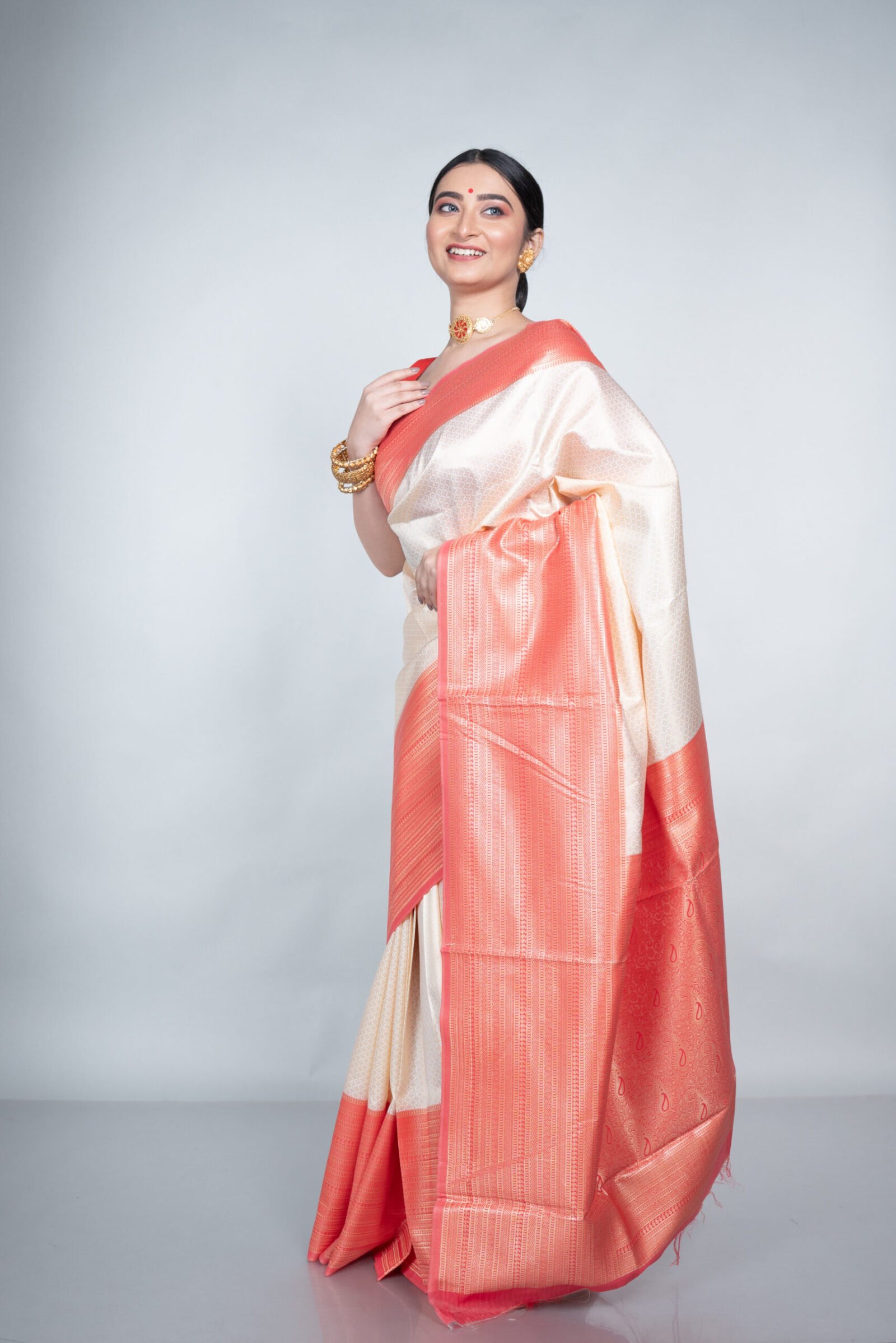 Bengal 'Ivory Essence' Cotton Silk