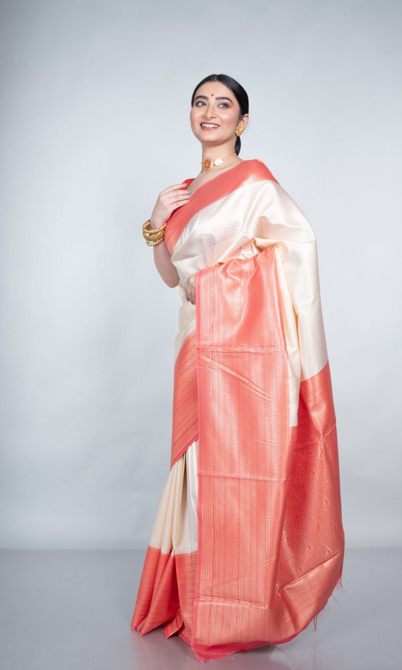 Bengal 'Ivory Essence' Cotton Silk