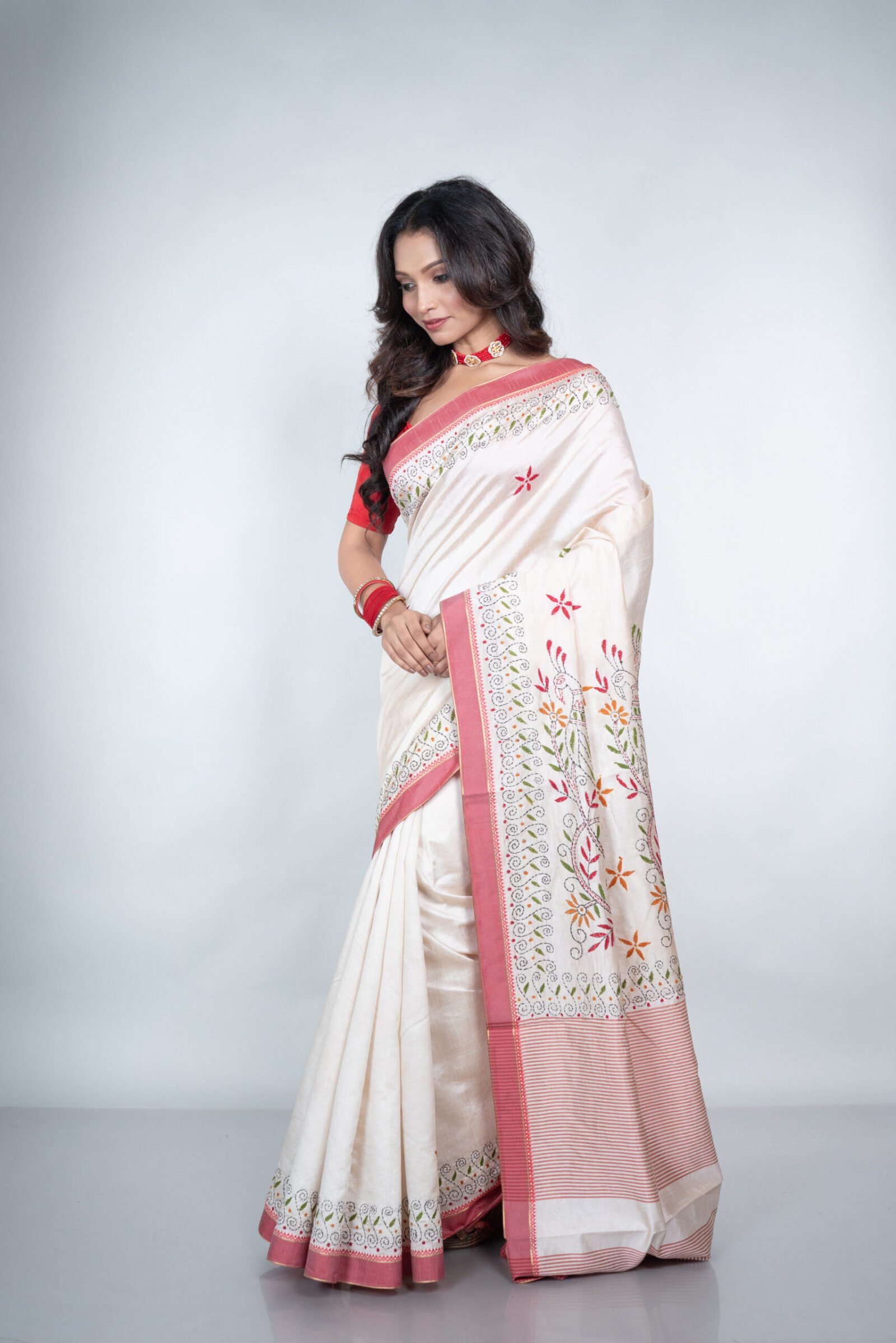 Kantha 'Crystal whisper' Tussar
