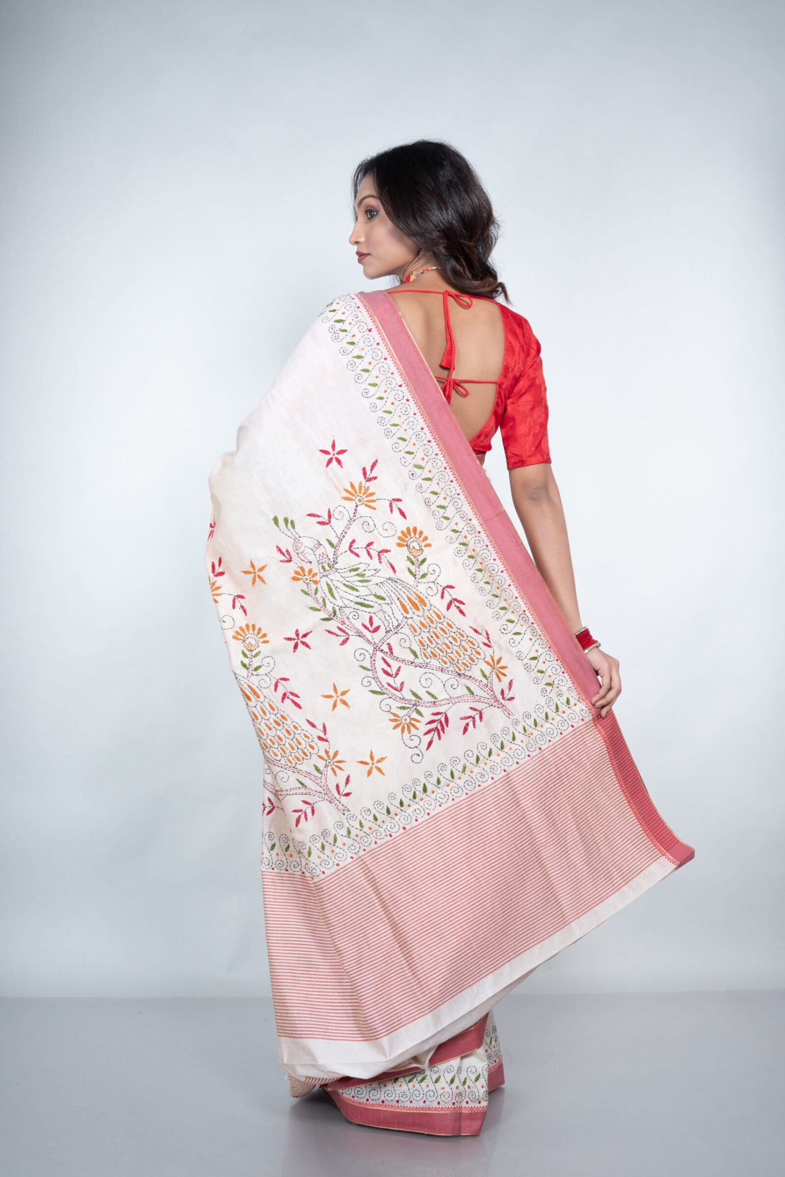 Kantha 'Crystal whisper' Tussar - Image 3