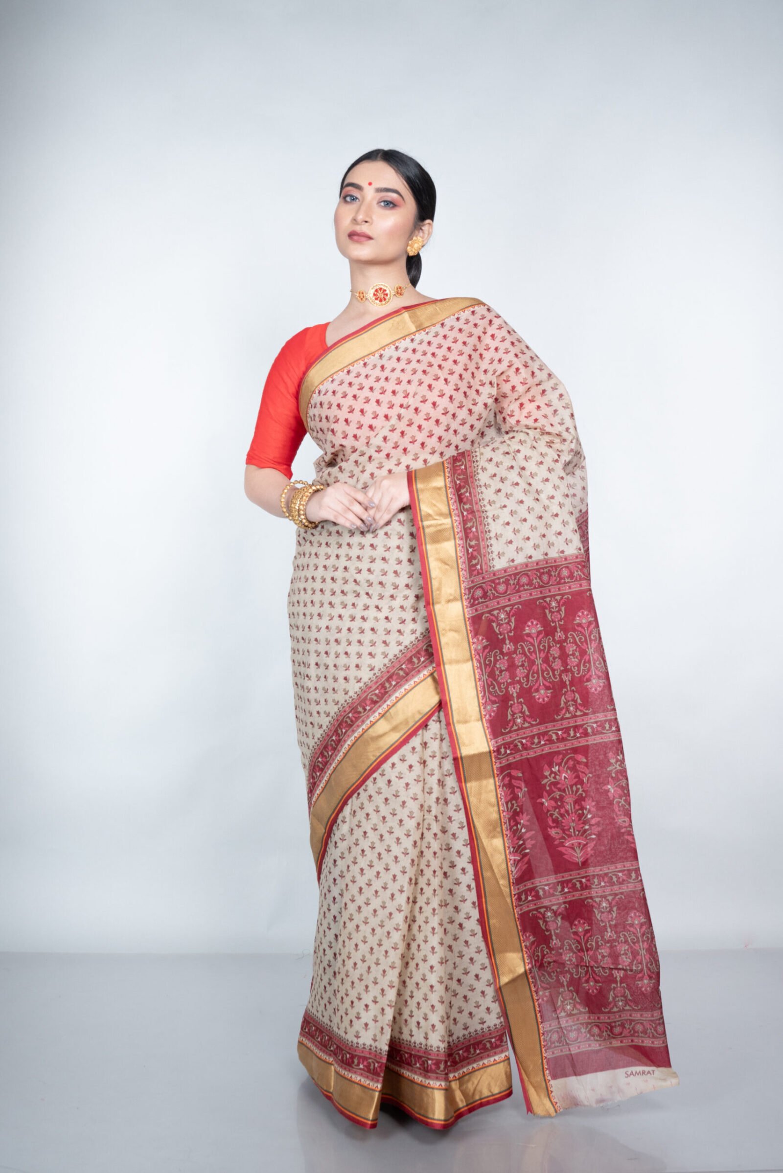 'Pomegranate Red' Cotton - Image 4