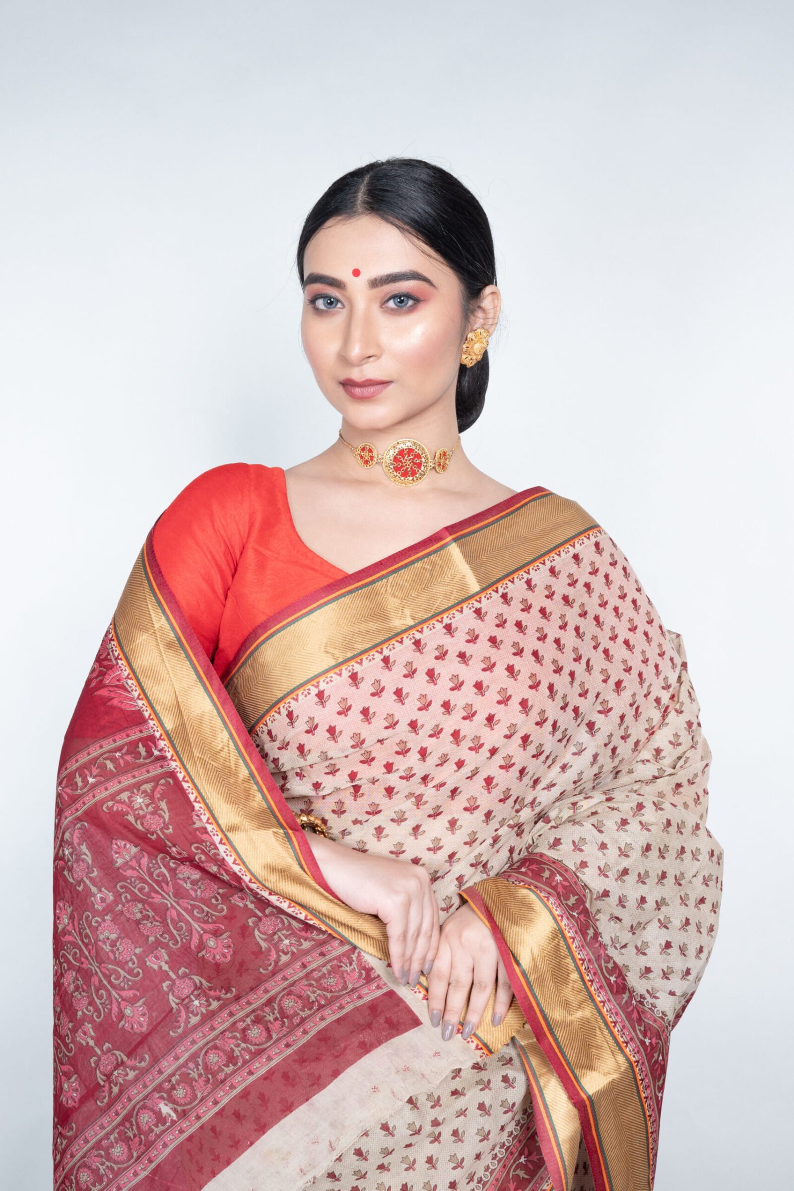 'Pomegranate Red' Cotton - Image 2