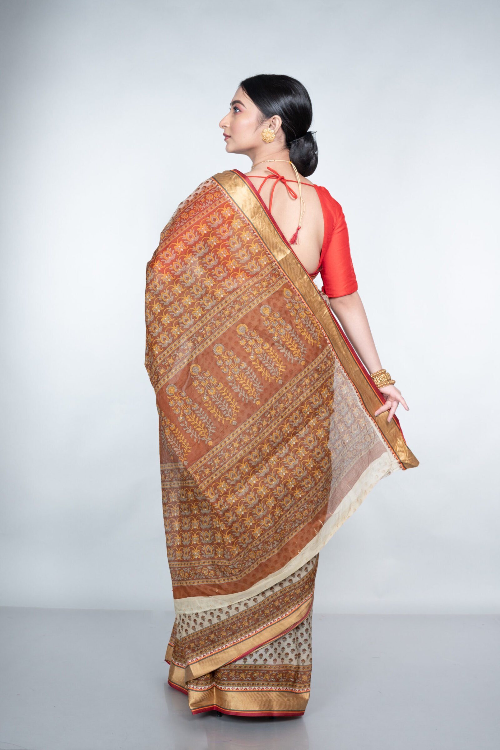'Tangerine Tango' Cotton - Image 3