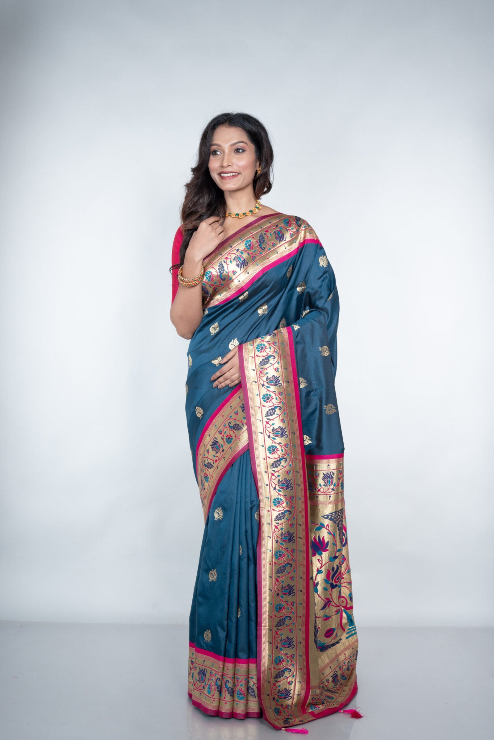 Paithani 'Royal Rani' Silk