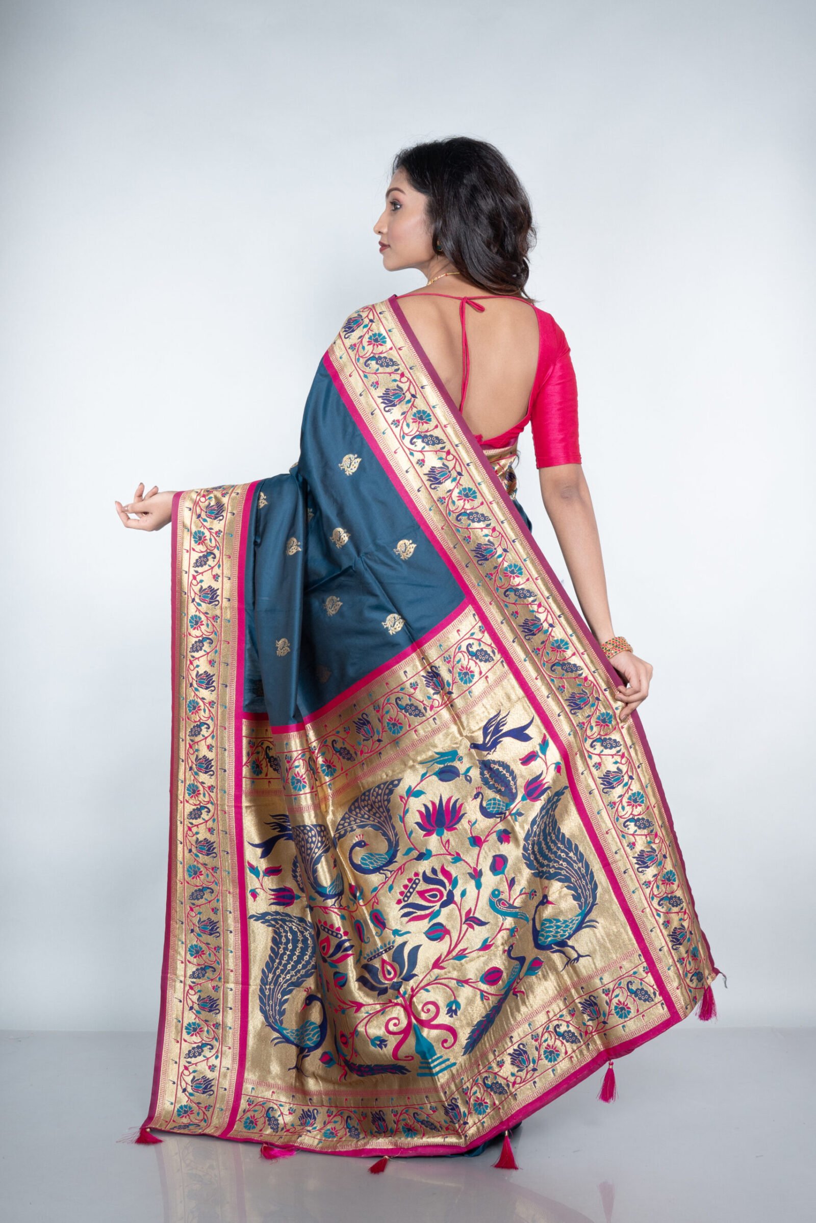 Paithani 'Royal Rani' Silk - Image 3