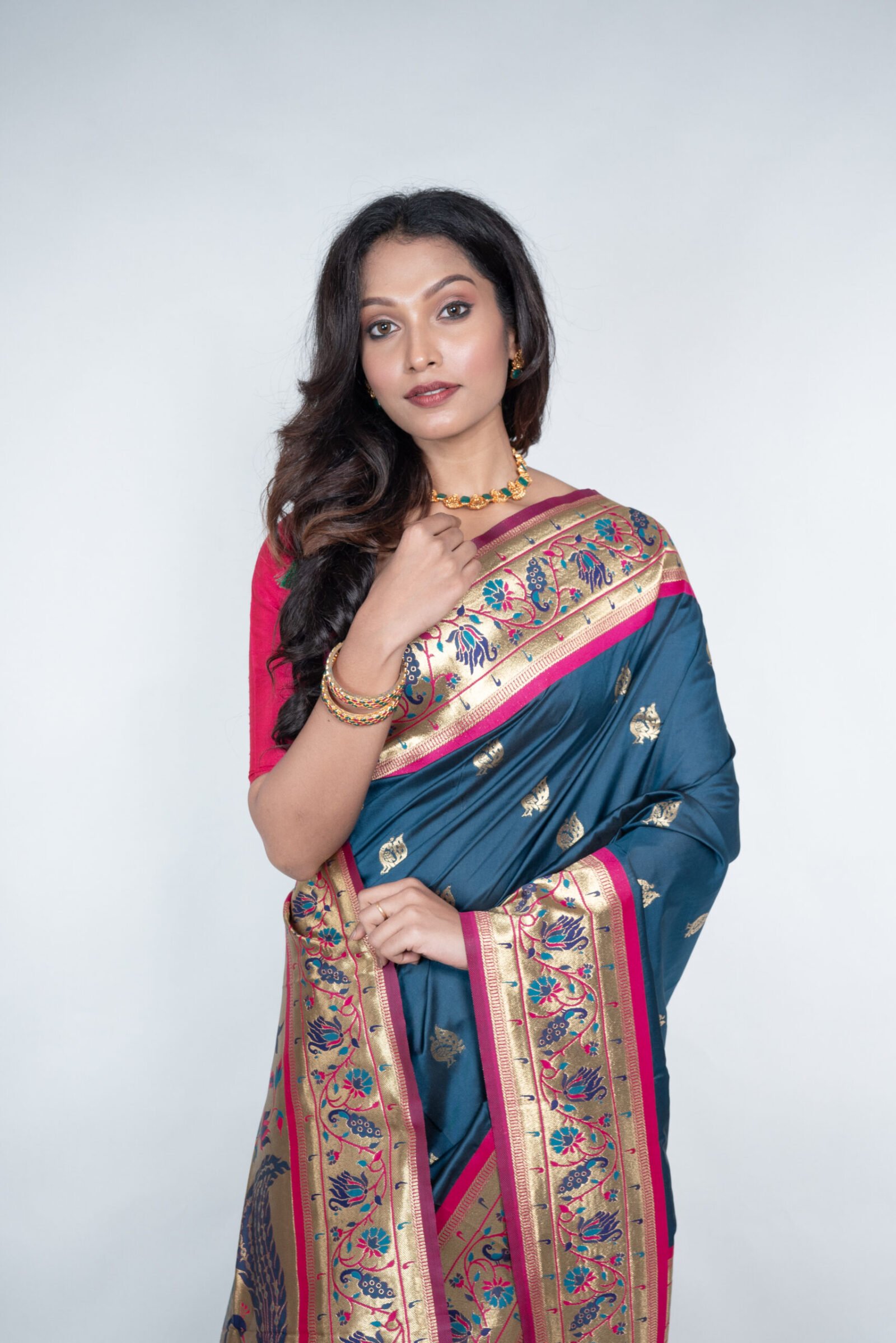 Paithani 'Royal Rani' Silk - Image 2