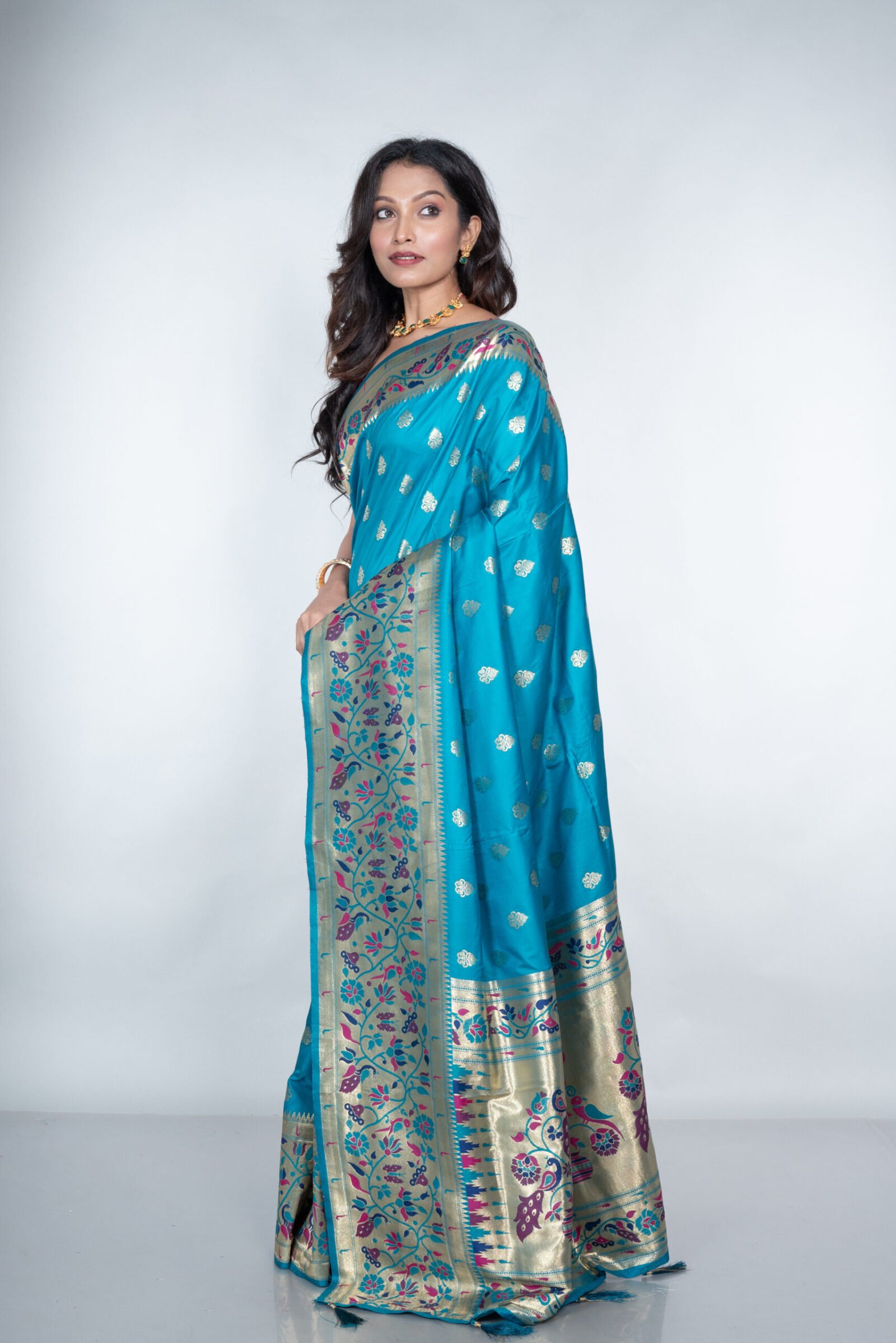 Paithani 'Maratha Regal' Silk - Image 2