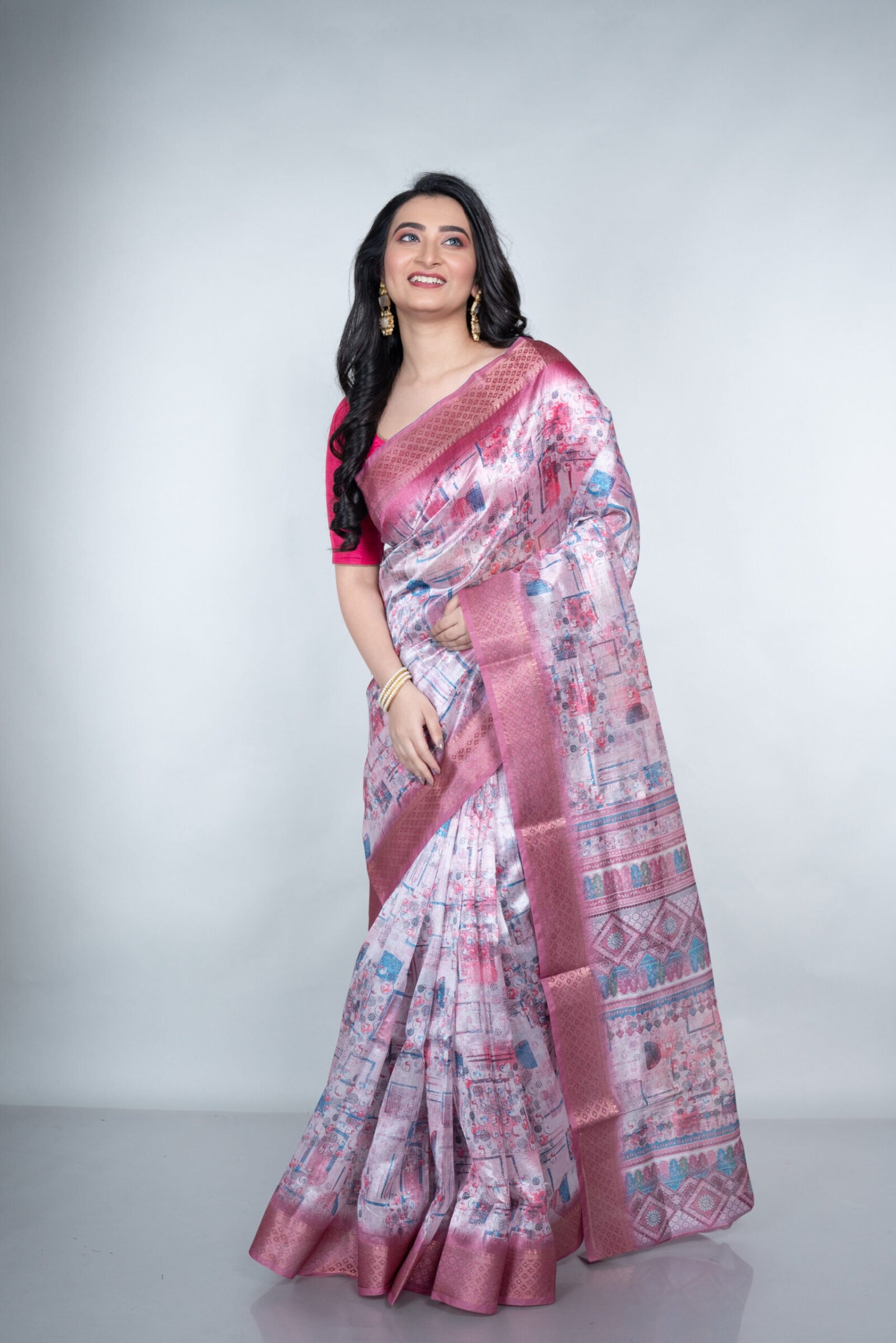 'Opulent Glow' Cotton Silk - Image 3