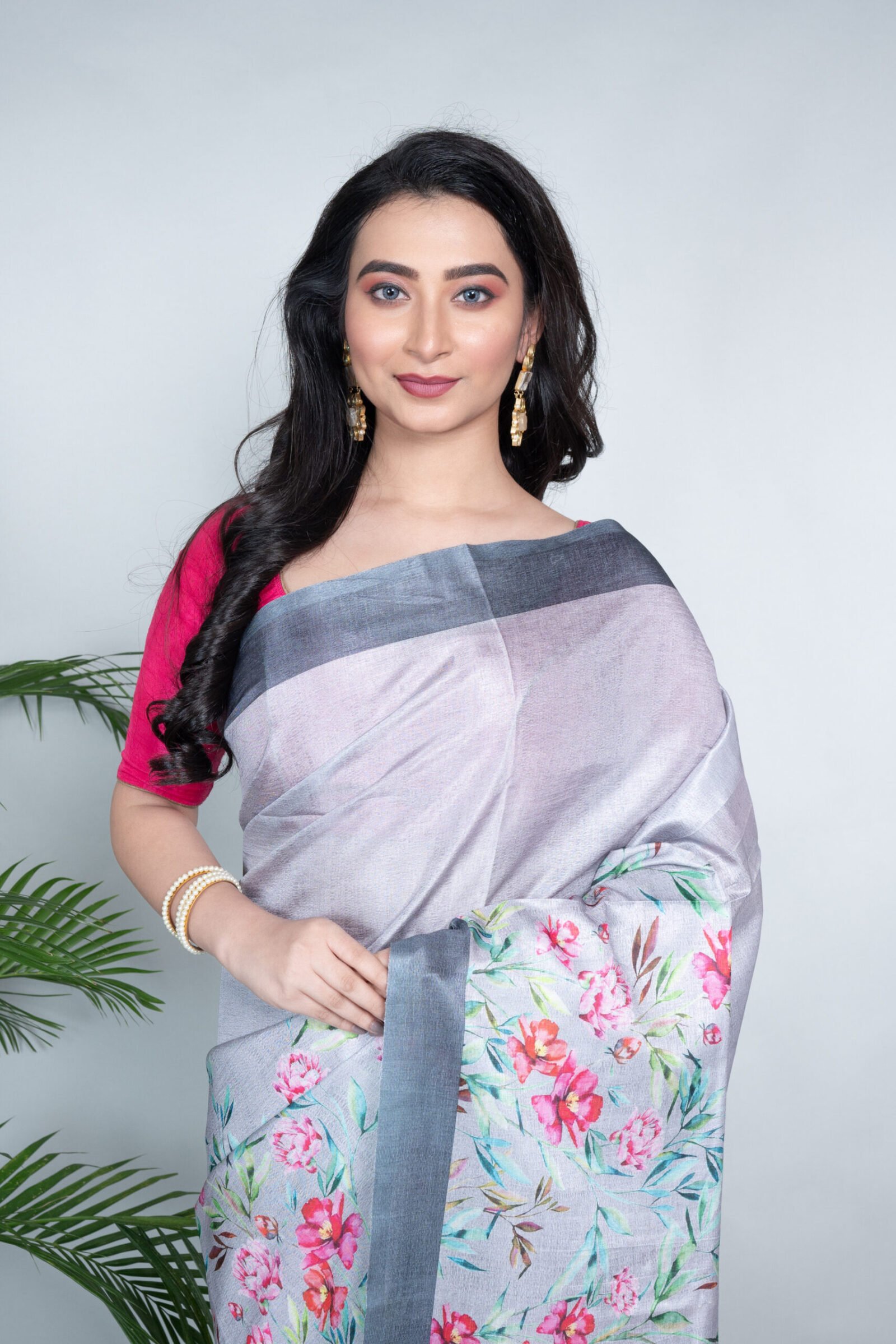 'Slate Silk' Manipuri Silk - Image 3