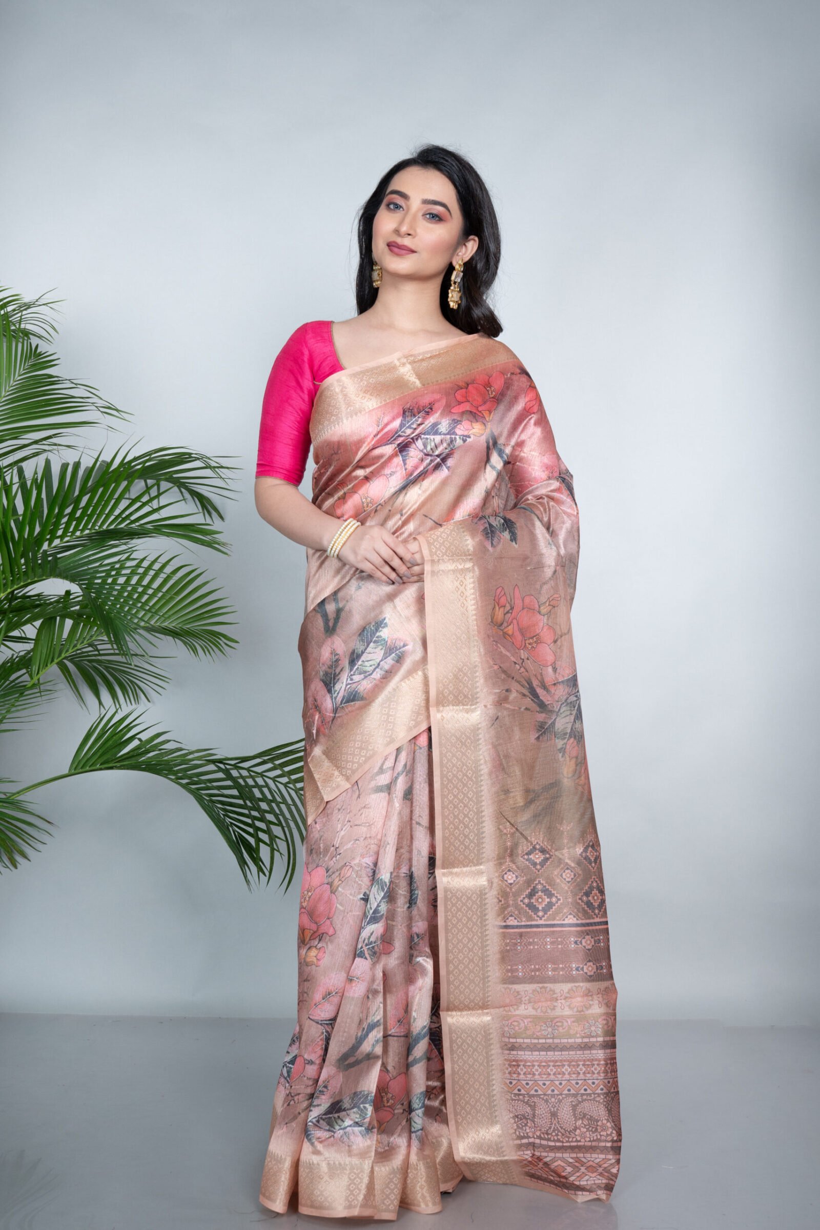 'Melon Medley' Cotton Silk - Image 3