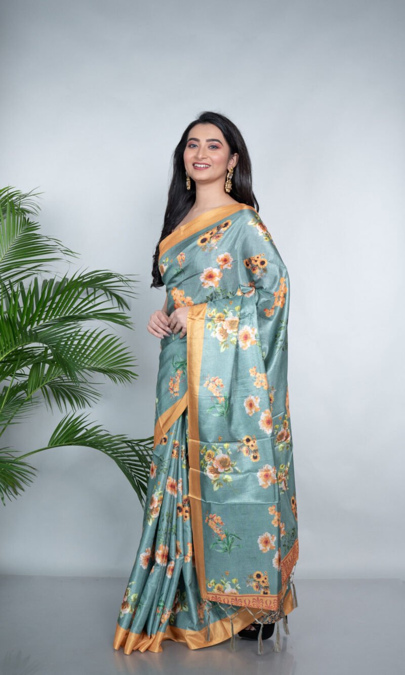 'Herb Garden' Manipuri Silk