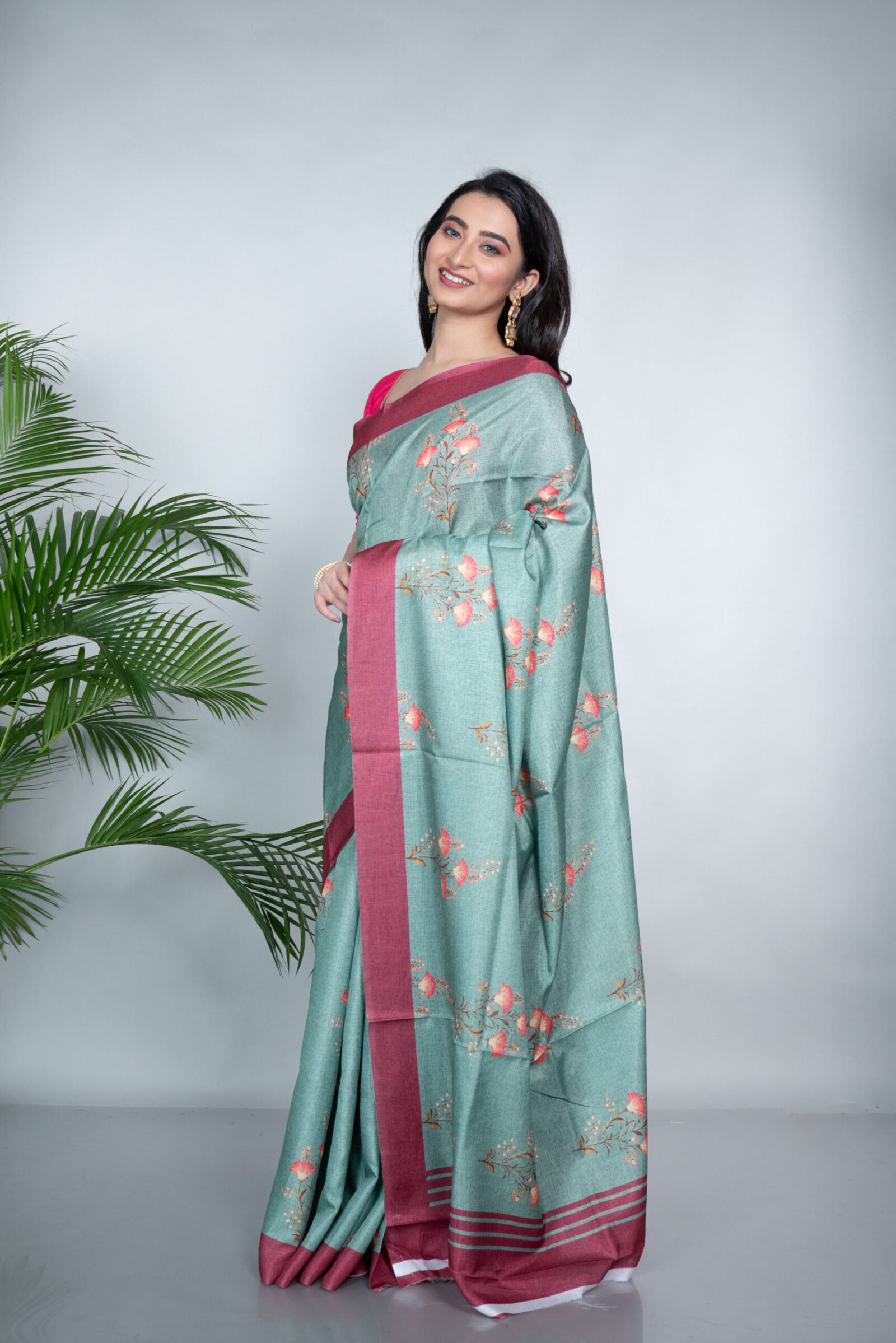 'Deep Lagoon' Manipuri Silk
