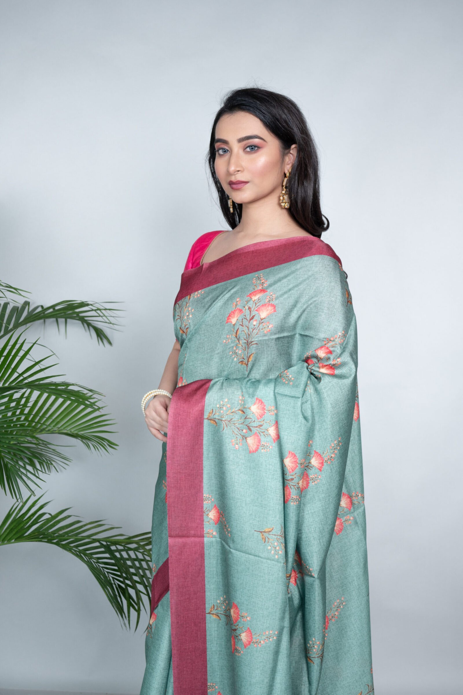'Deep Lagoon' Manipuri Silk - Image 4