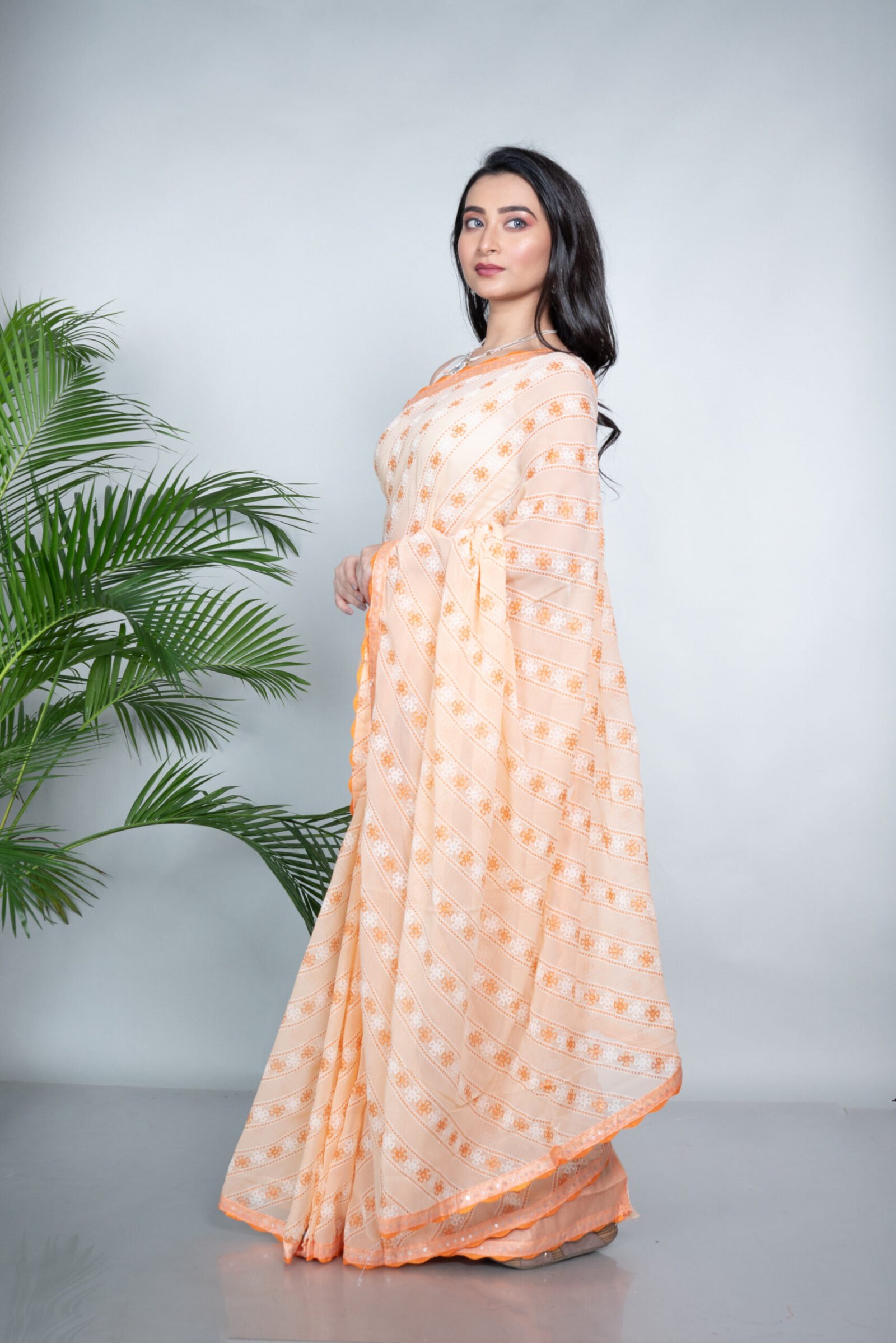 Maheshwari 'Tangarine Twist'