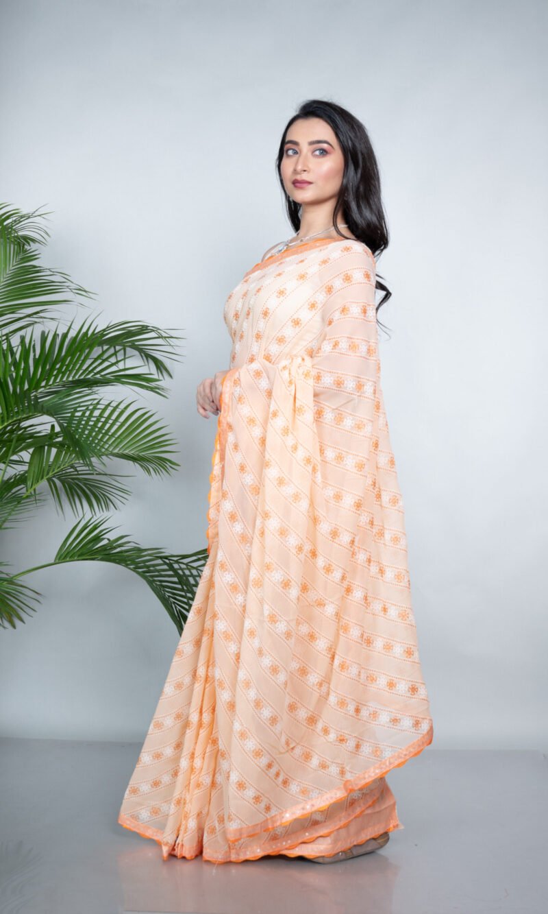 Maheshwari 'Tangarine Twist'